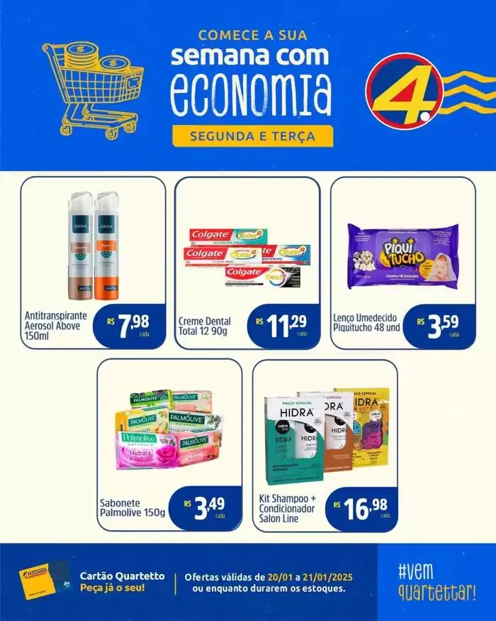 Encarte de Encarte Quartetto Supermercados 21 de janeiro até 21 de janeiro 2025 - Pagina 4