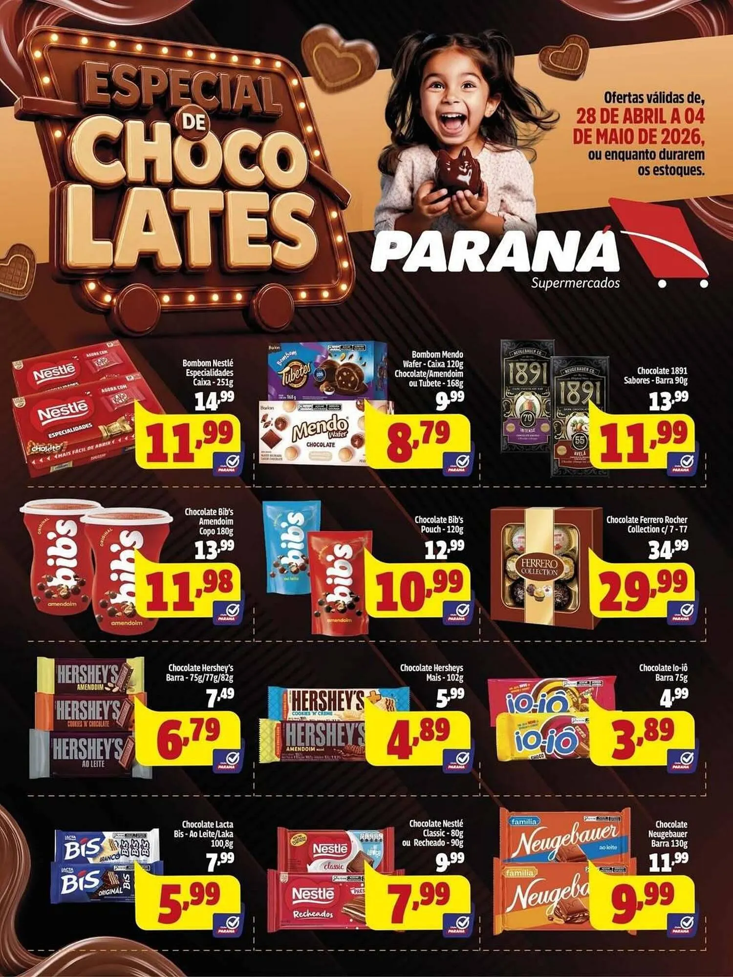 Encarte de Folheto Supermercado Paraná 29 de abril até 5 de maio 2026 - Pagina 1