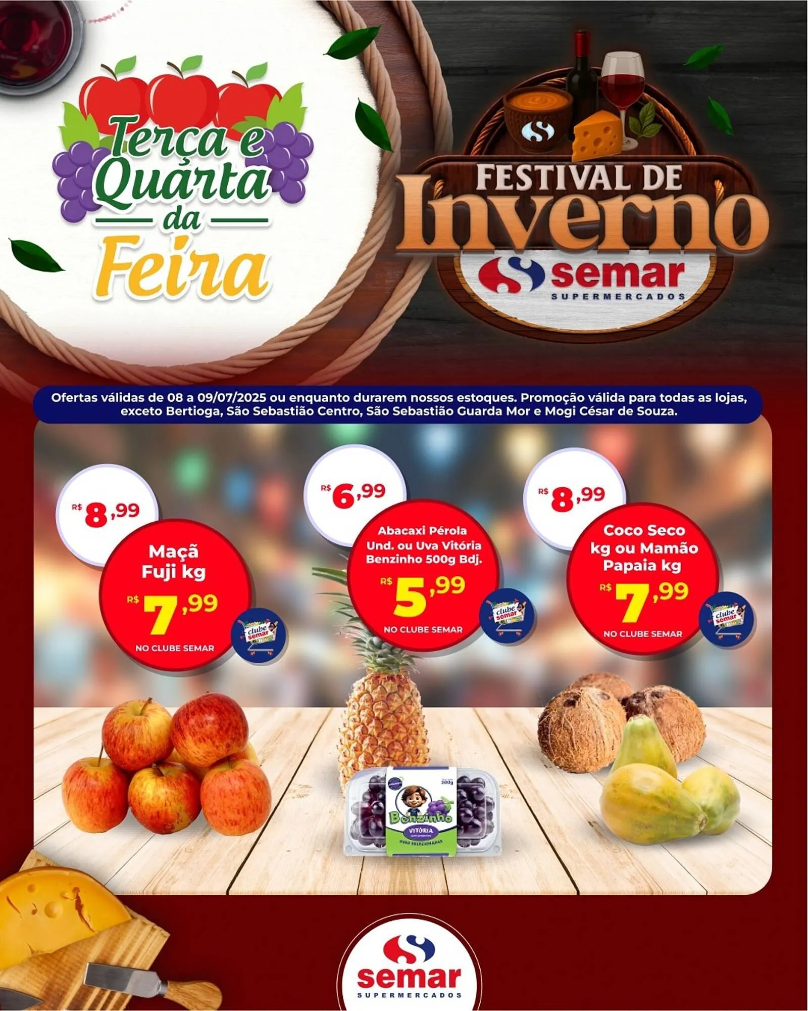 Encarte de Catálogo Semar Supermercado 8 de julho até 9 de julho 2025 - Pagina 5