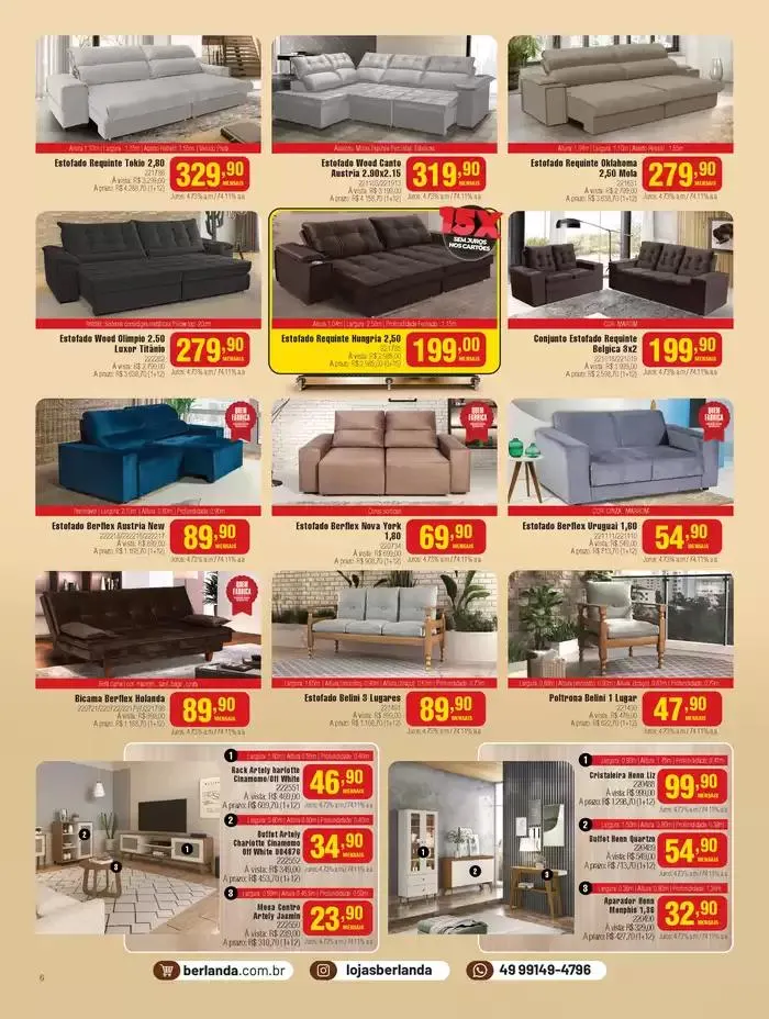 Encarte de A fantastica fabrica de moveis ! 5 de março até 31 de março 2025 - Pagina 6