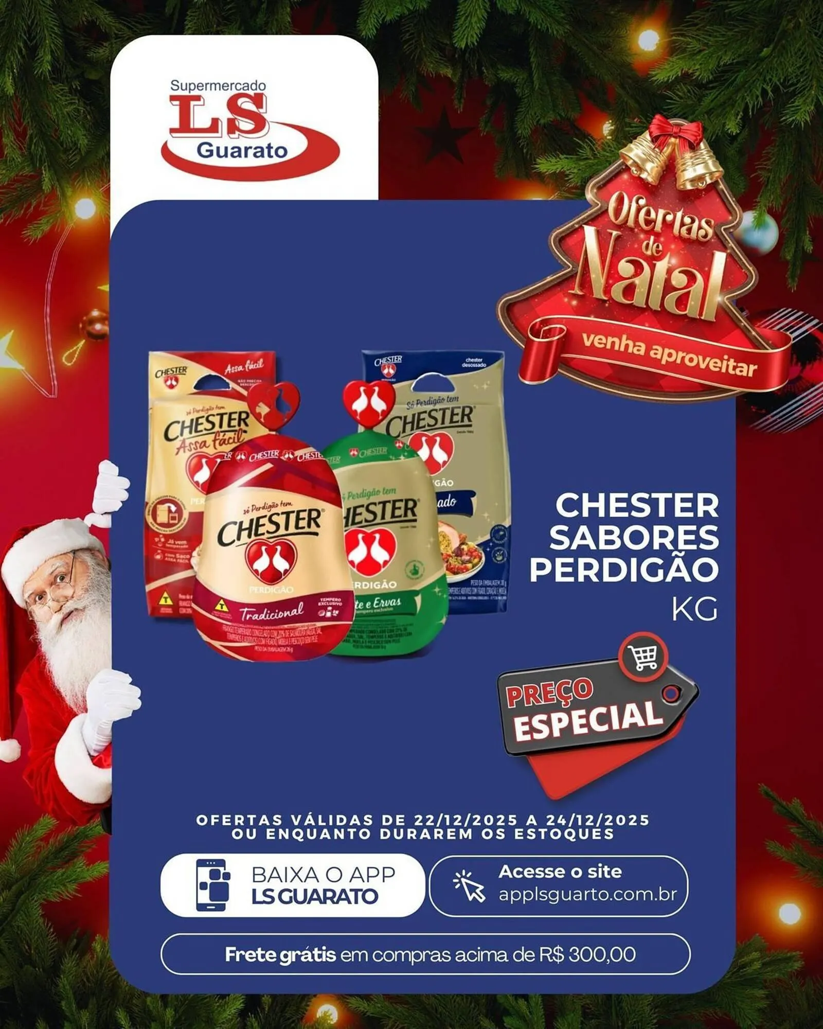 Encarte de Catálogo Supermercado LS Guarato 22 de dezembro até 24 de dezembro 2025 - Pagina 1