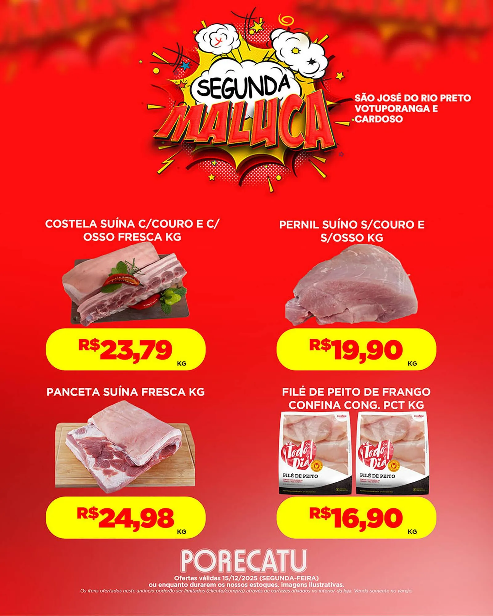 Encarte de Catálogo Supermercado Porecatu 15 de dezembro até 15 de dezembro 2025 - Pagina 3