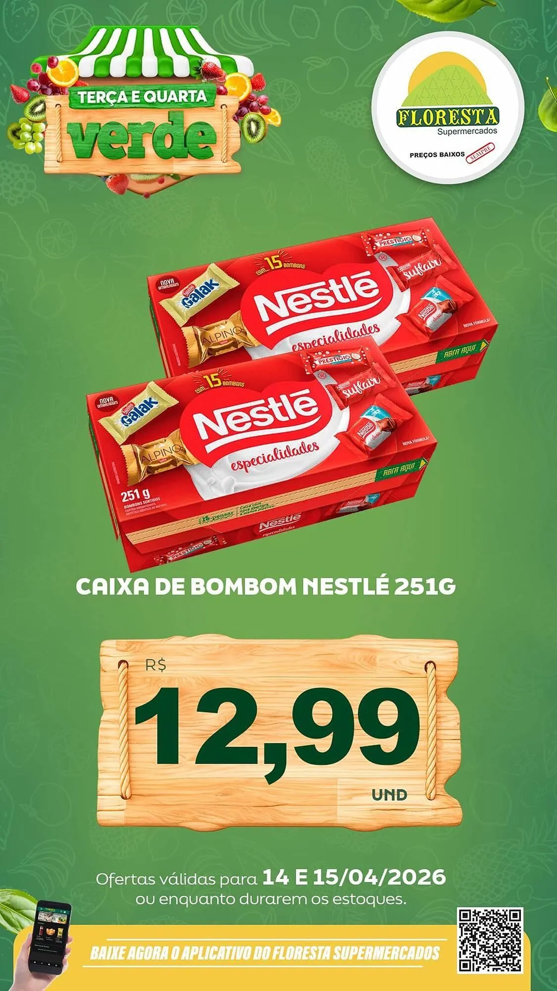 Encarte de Catálogo Floresta Supermercados 14 de abril até 15 de abril 2026 - Pagina 12