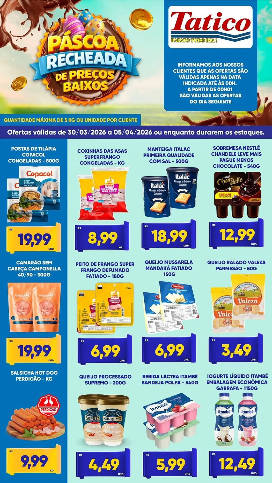 Encarte de Tabloide Tatico 30 de março até 5 de abril 2026 - Pagina 1