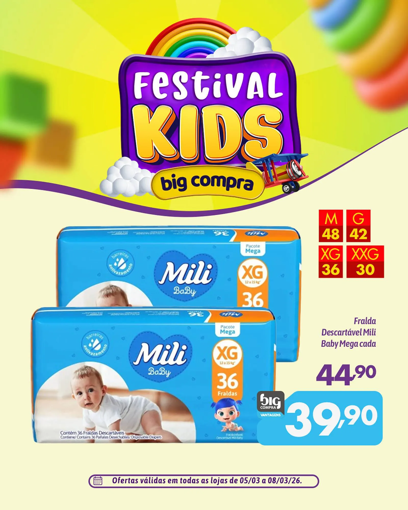 Encarte de Catálogo Supermercados Big Compra 5 de março até 8 de março 2026 - Pagina 1