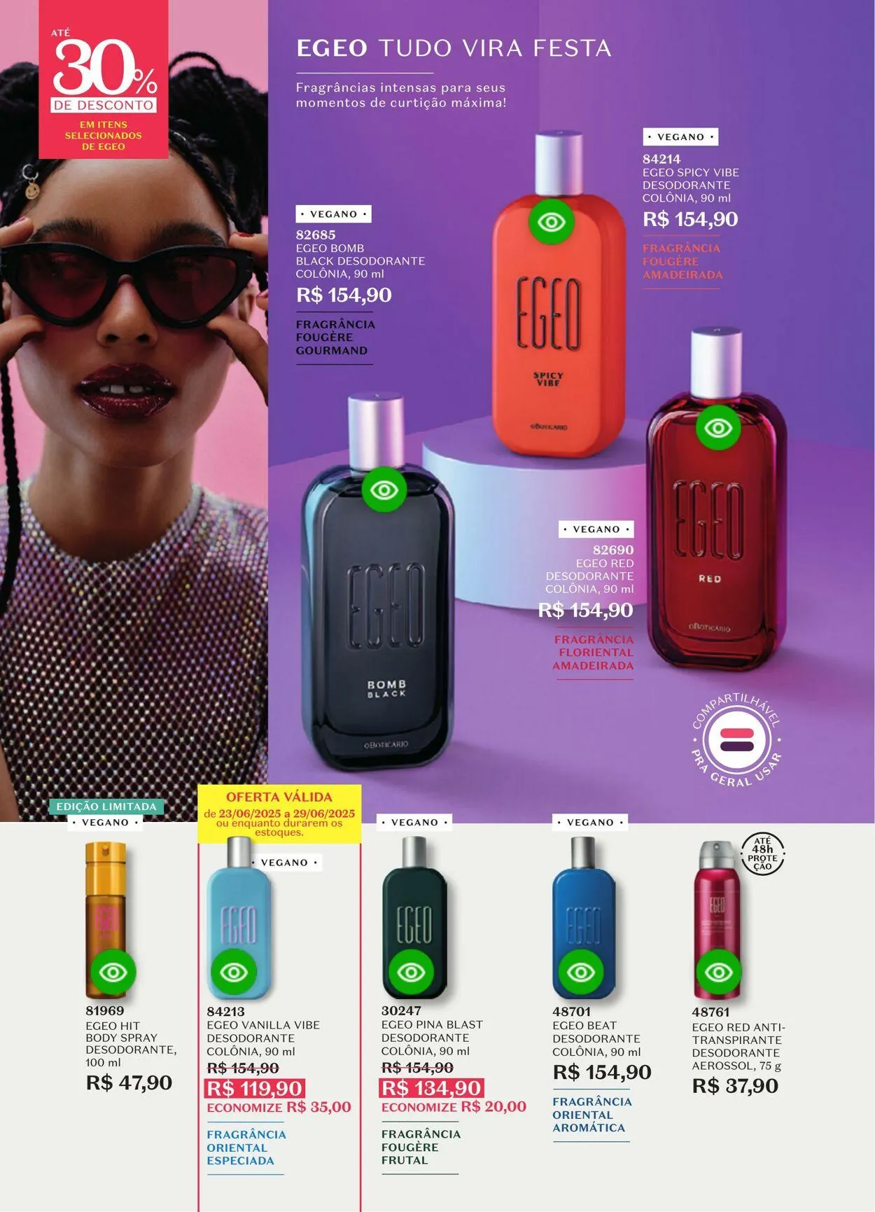 Encarte de O Boticario 13 de junho até 30 de junho 2025 - Pagina 40