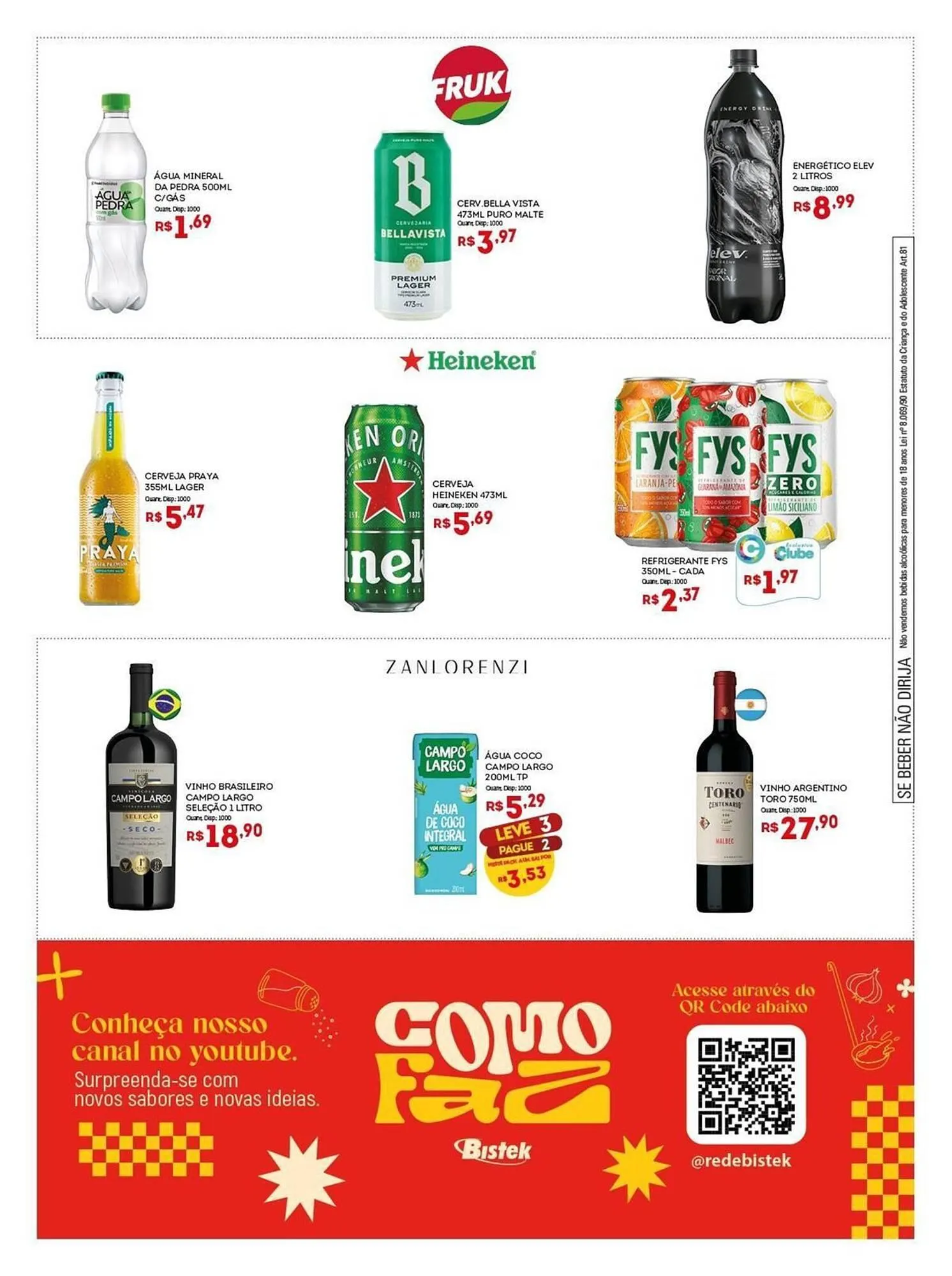 Encarte de Catálogo Bistek Supermercados 30 de julho até 19 de agosto 2025 - Pagina 11