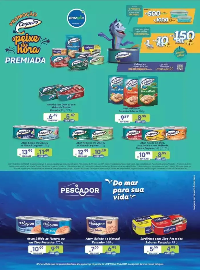 Encarte de Promoção Coqueiro 14 de abril até 20 de abril 2025 - Pagina 1