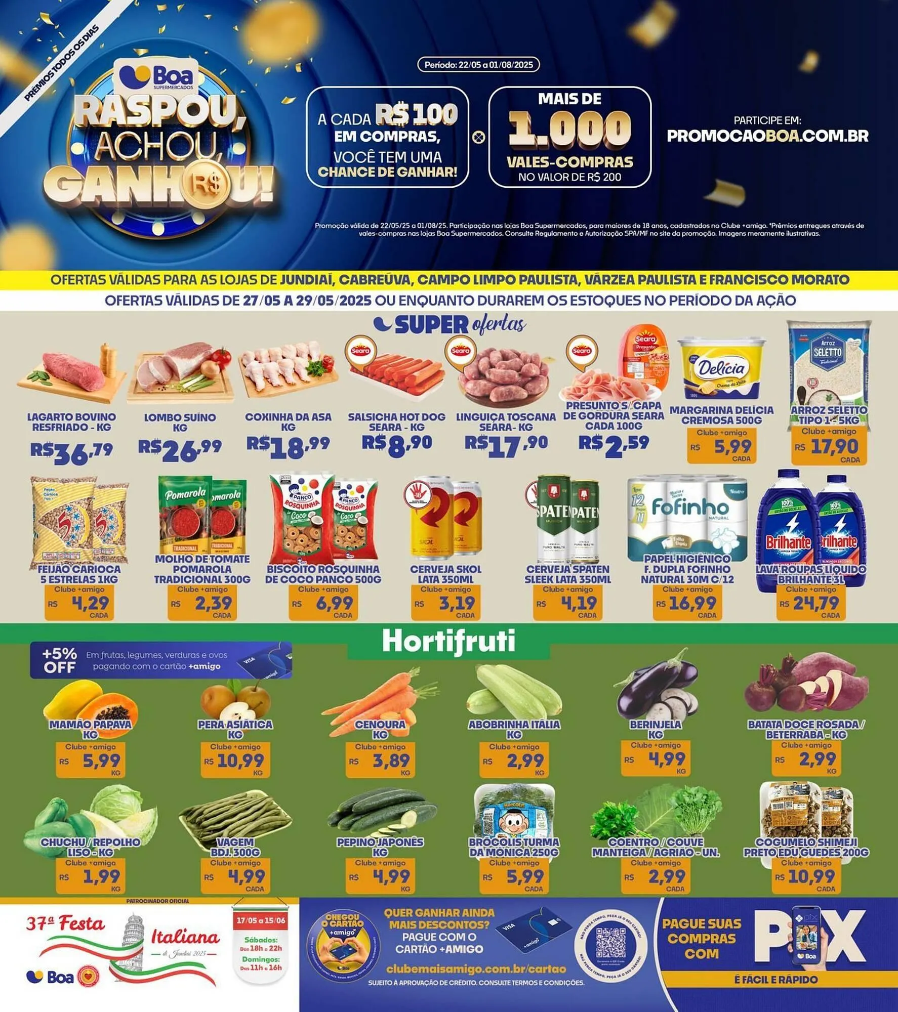 Encarte de Catálogo Boa Supermercados 27 de maio até 29 de maio 2025 - Pagina 1