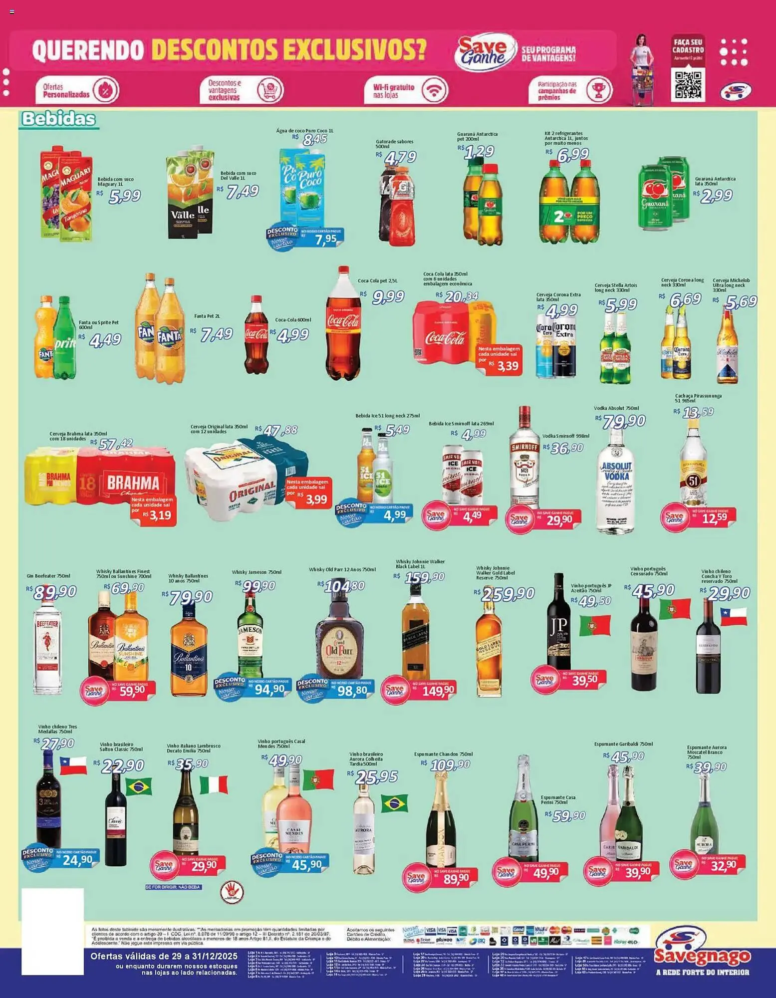 Encarte de Catálogo Supermercados Savegnago 29 de dezembro até 31 de dezembro 2025 - Pagina 4