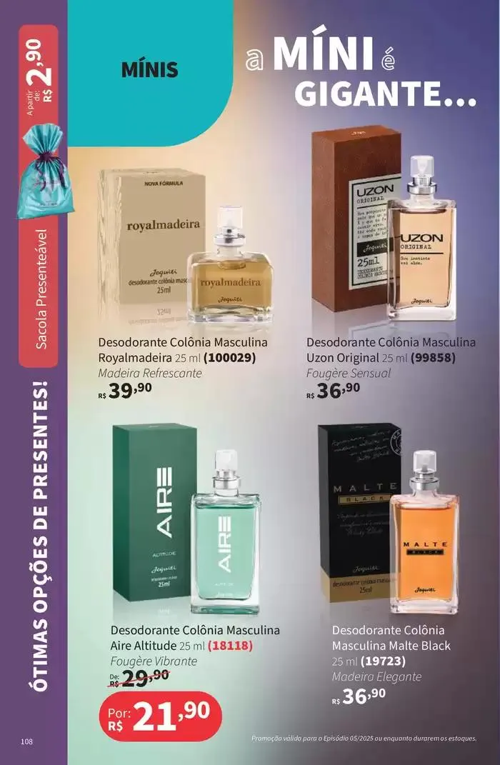 Encarte de Encarte Jequiti 21 de março até 1 de maio 2025 - Pagina 108