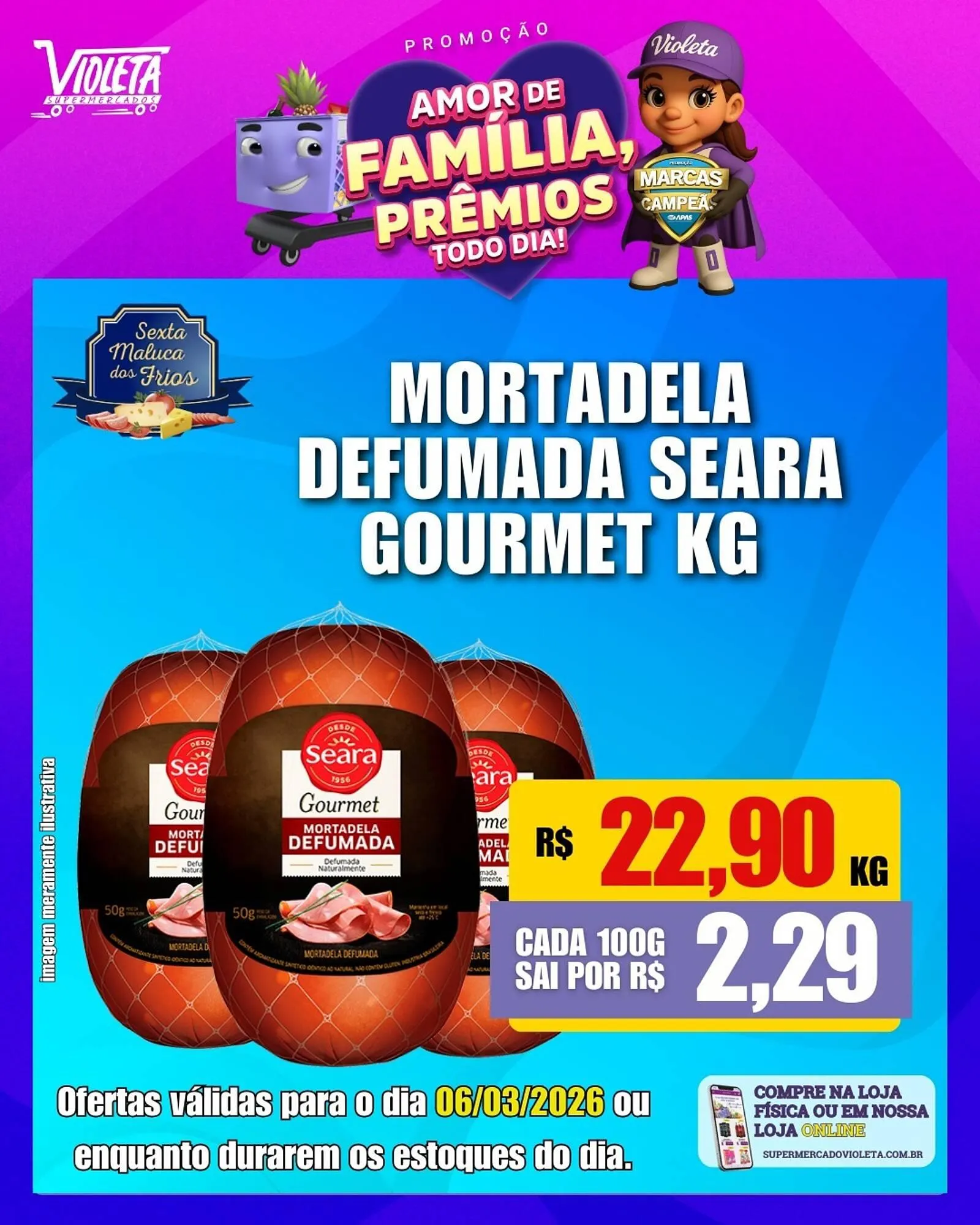 Encarte de Catálogo Violeta Supermercados 6 de março até 6 de março 2026 - Pagina 5