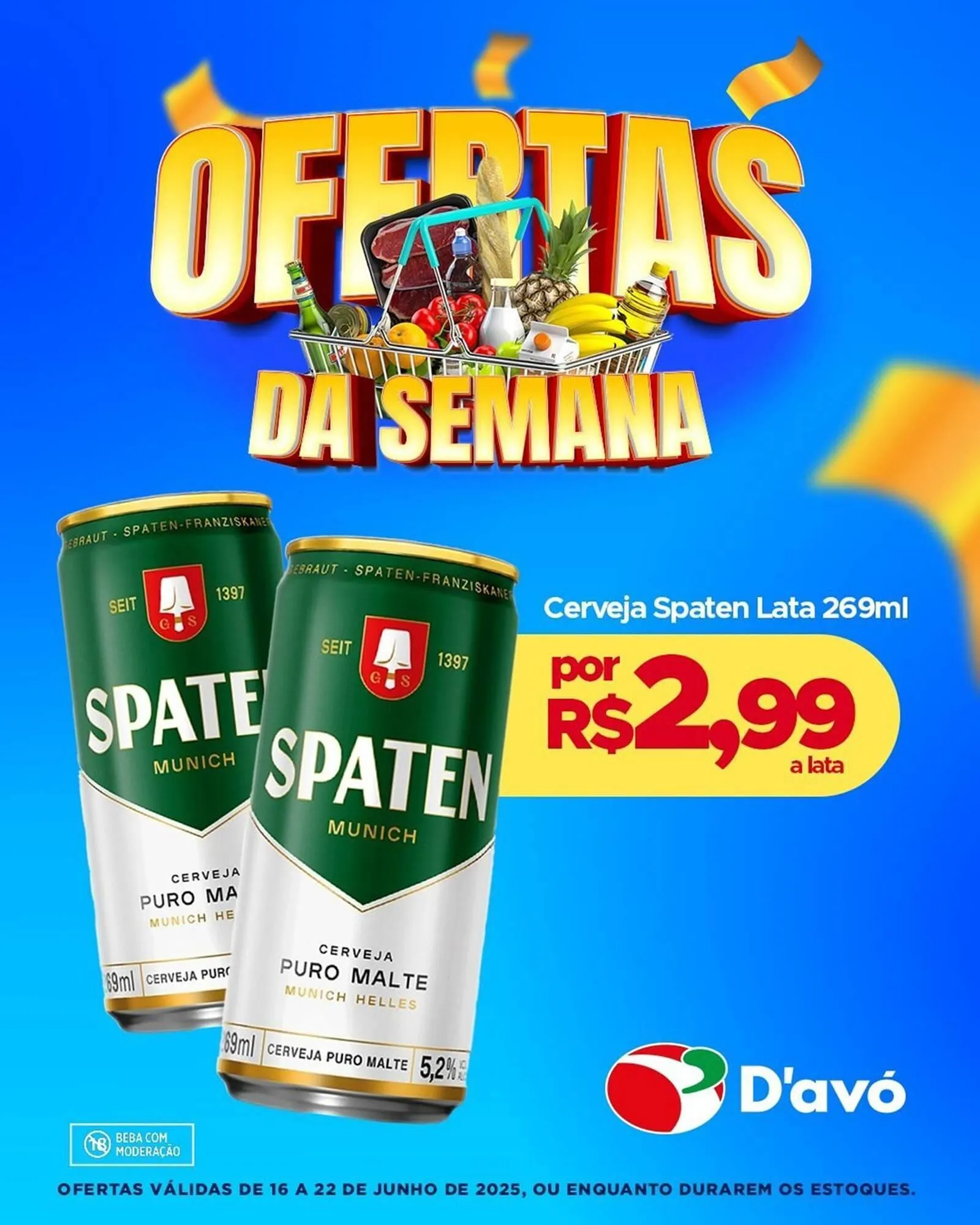 Encarte de Catálogo D'avó Supermercado 16 de junho até 22 de junho 2025 - Pagina 3