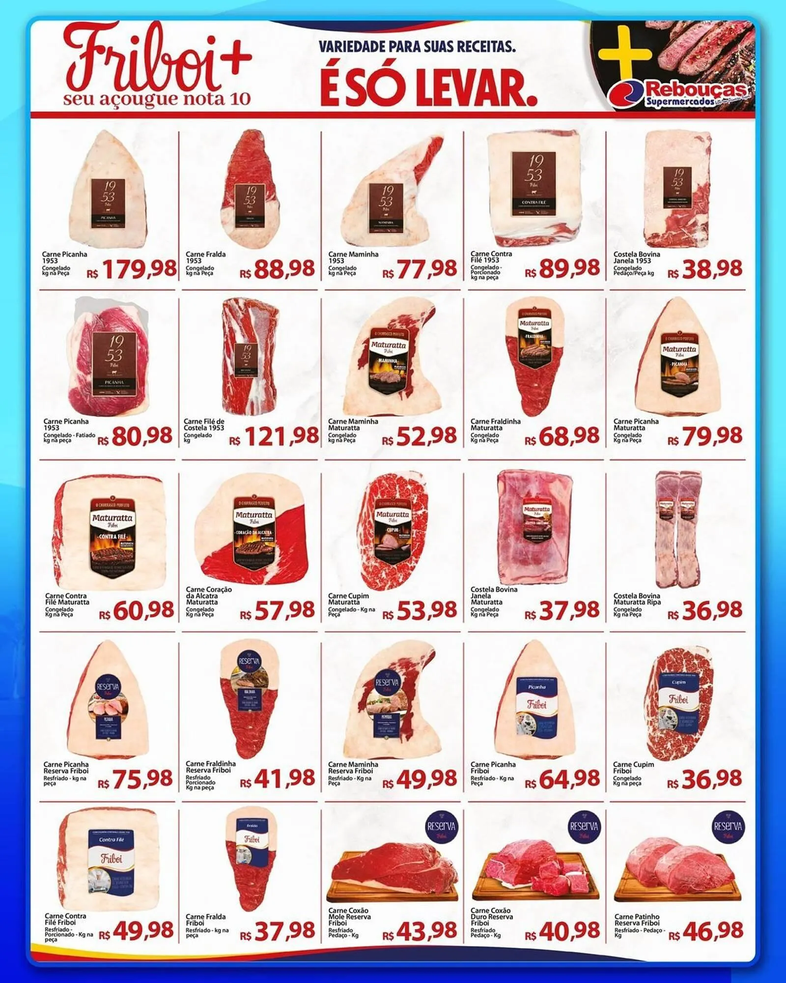 Encarte de Catálogo Rebouças Supermercados 17 de julho até 20 de julho 2025 - Pagina 3