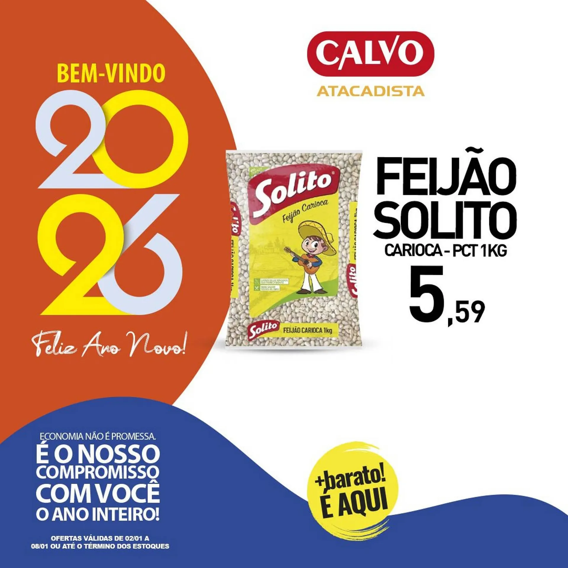 Encarte de Folheto Calvo Atacadista 5 de janeiro até 8 de janeiro 2026 - Pagina 3