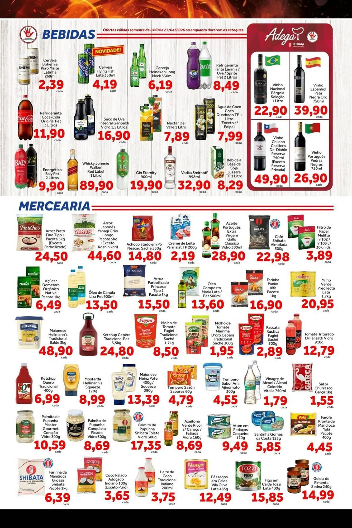 Encarte de Folheto Shibata Supermercados 24 de abril até 27 de abril 2026 - Pagina 3