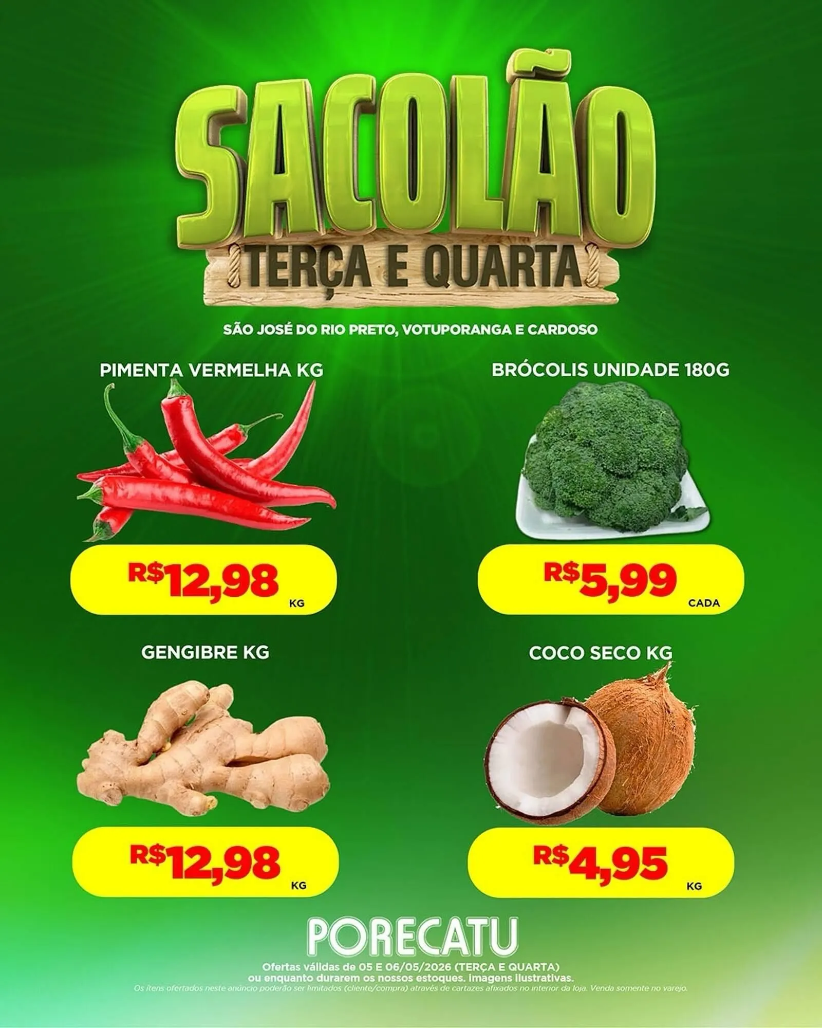 Encarte de Catálogo Supermercado Porecatu 5 de maio até 6 de maio 2026 - Pagina 6