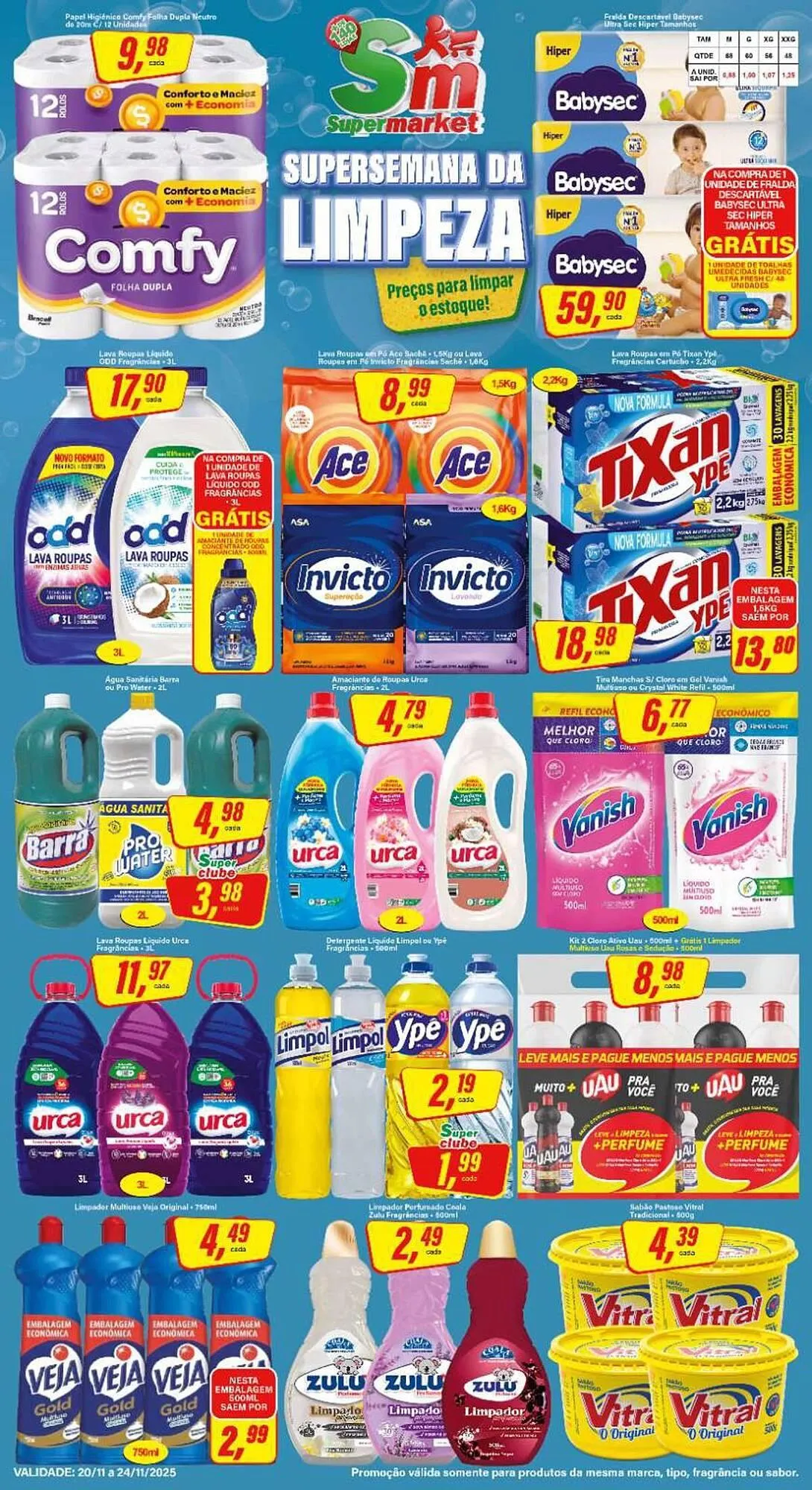 Encarte de Encarte Rede Supermarket 20 de novembro até 24 de novembro 2025 - Pagina 1