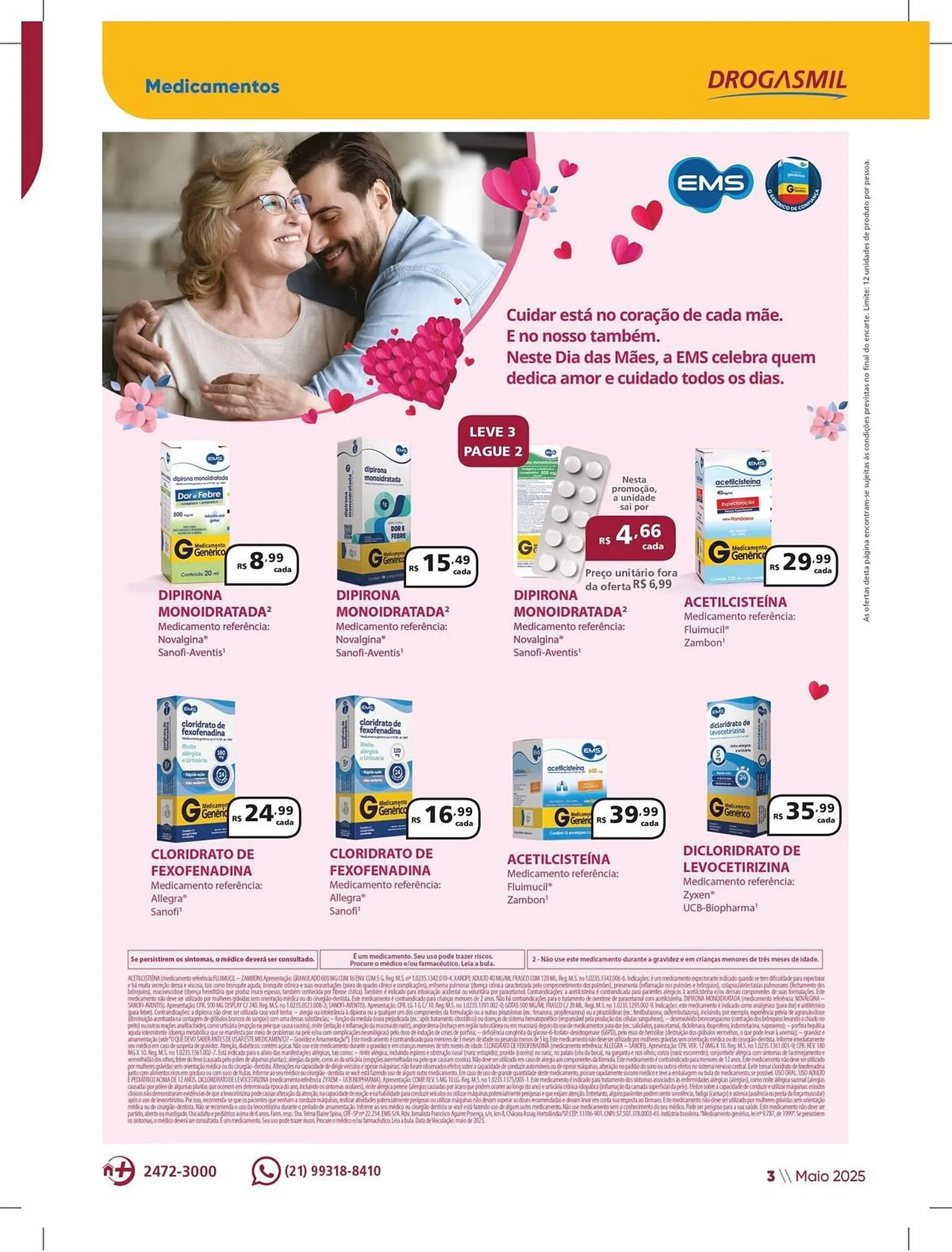 Encarte de Catálogo Drogasmil 5 de maio até 1 de junho 2025 - Pagina 3