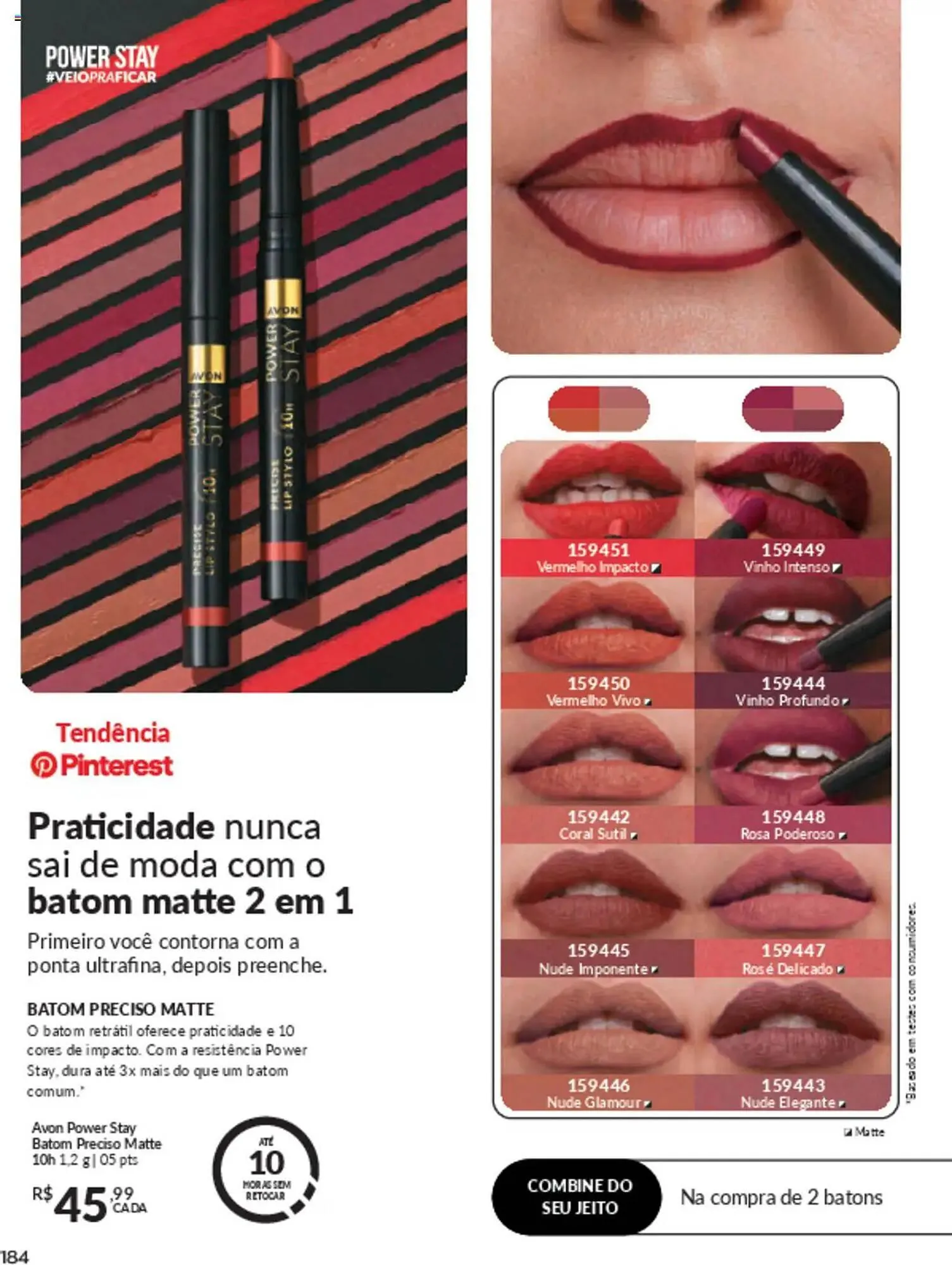 Encarte de Catálogo Avon 10 de março até 30 de junho 2025 - Pagina 184