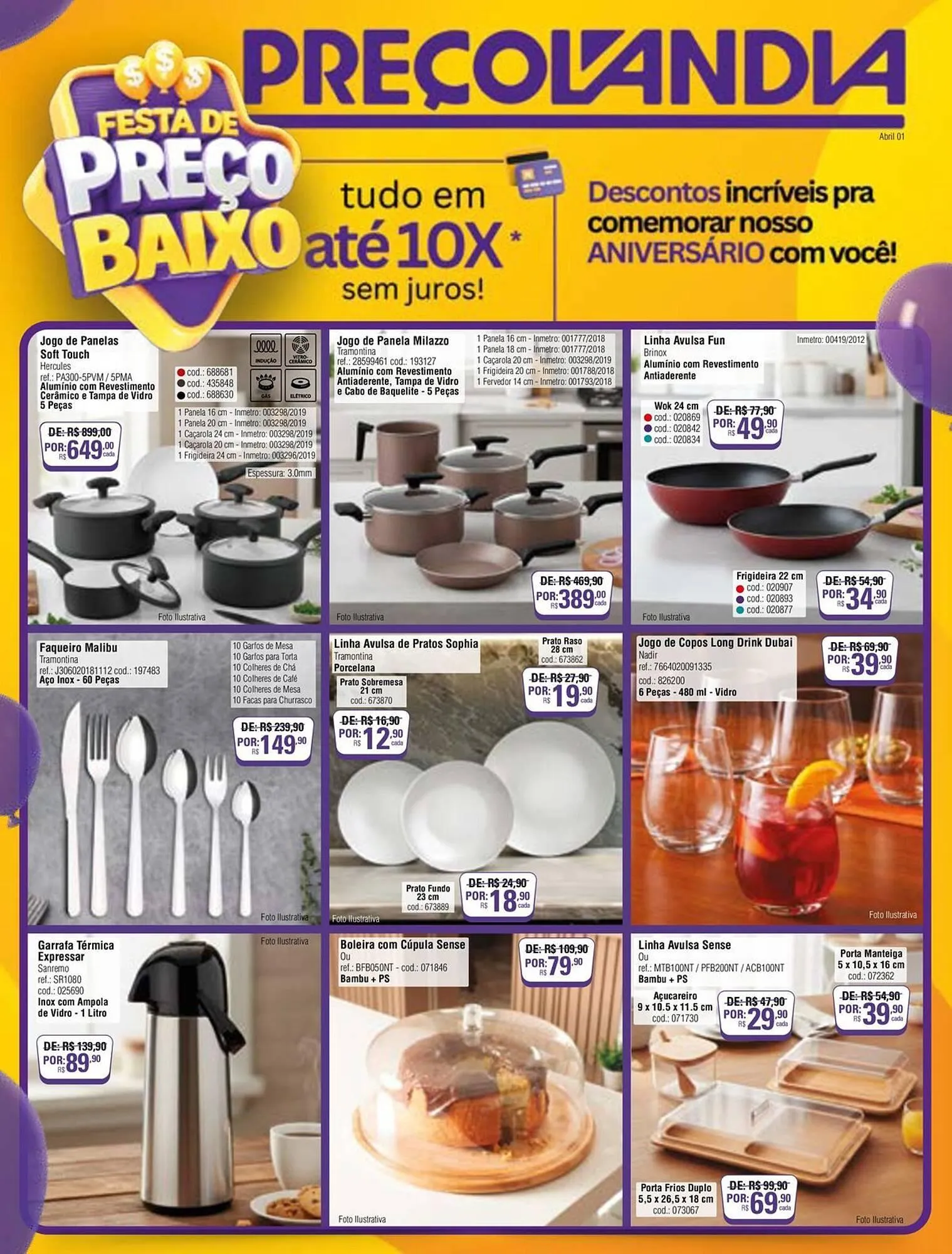 Encarte de Catálogo Preçolândia 13 de abril até 15 de abril 2026 - Pagina 1