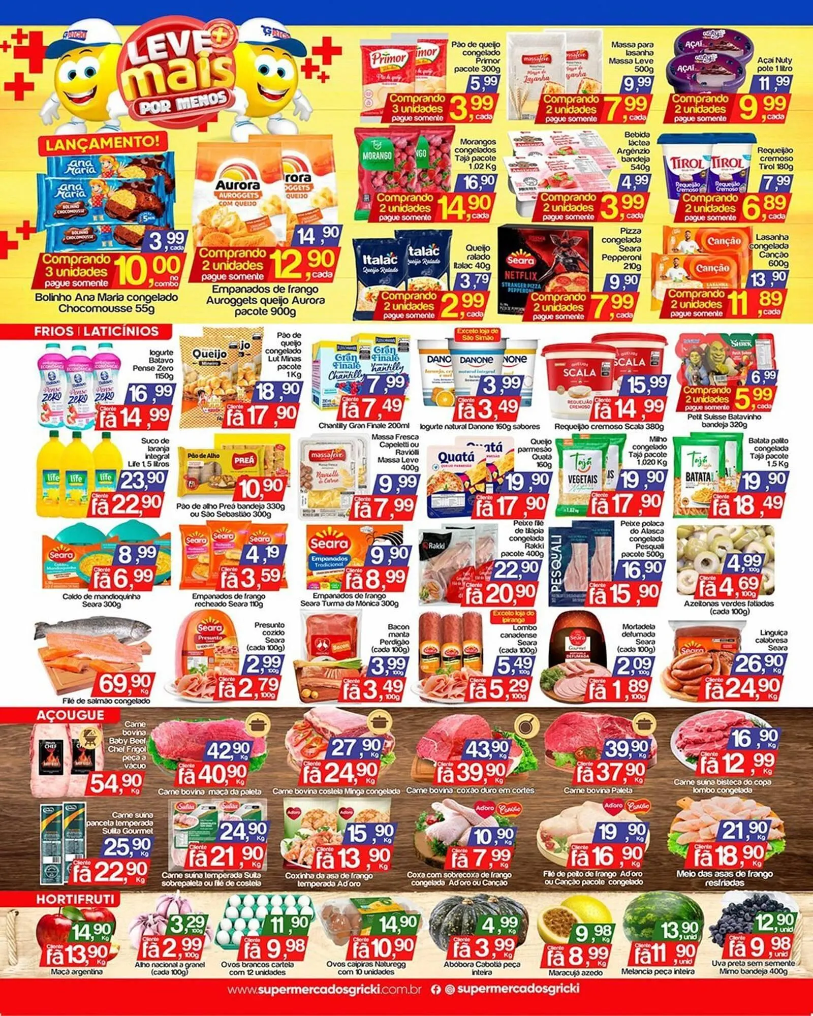 Encarte de Catálogo Supermercados Gricki 3 de abril até 5 de abril 2026 - Pagina 4