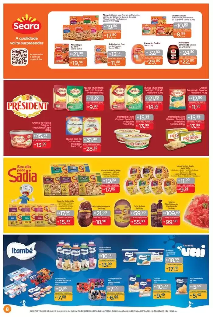 Encarte de Ofertas Supermercados Mundial 28 de março até 10 de abril 2025 - Pagina 8