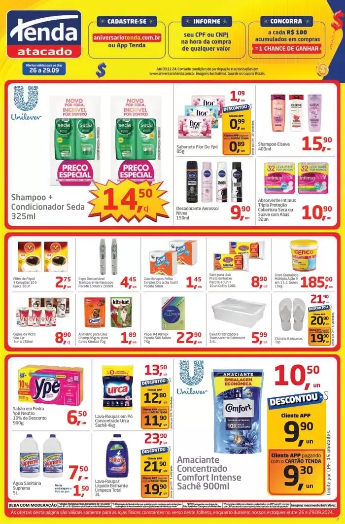 Encarte de ANIVERSÁRIO TÔ NO TENDA TÔ NO LUCRO 26 de setembro até 29 de setembro 2024 - Pagina 7