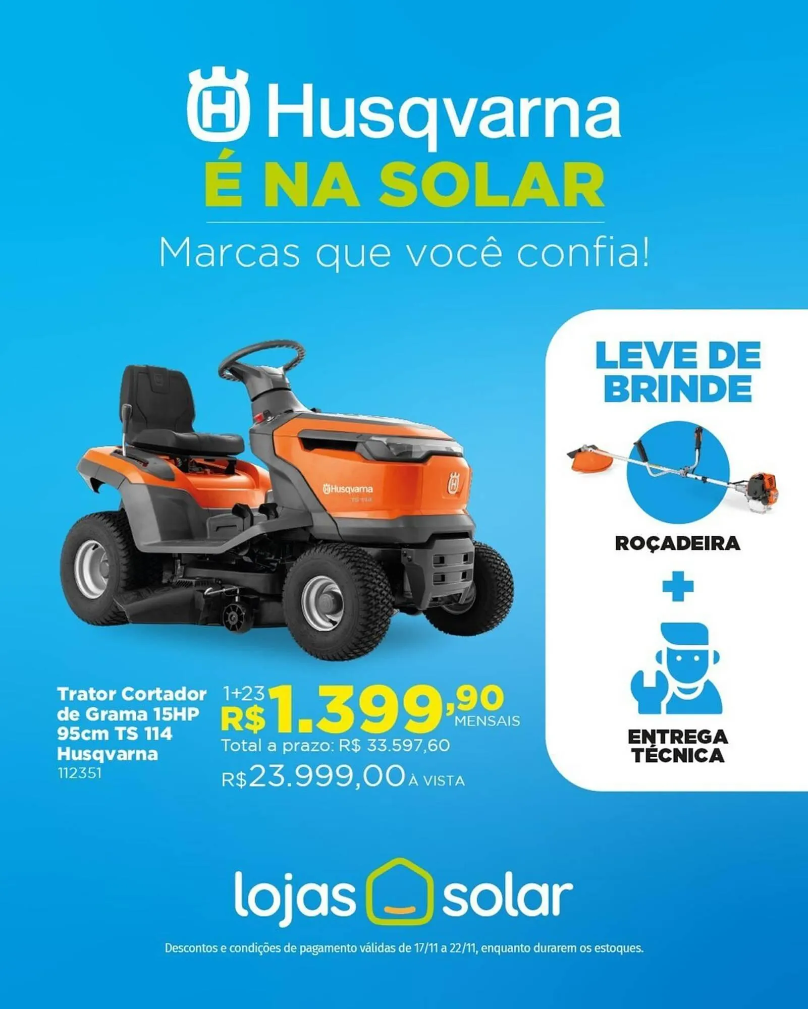 Encarte de Catálogo Lojas Solar 17 de novembro até 22 de novembro 2025 - Pagina 1