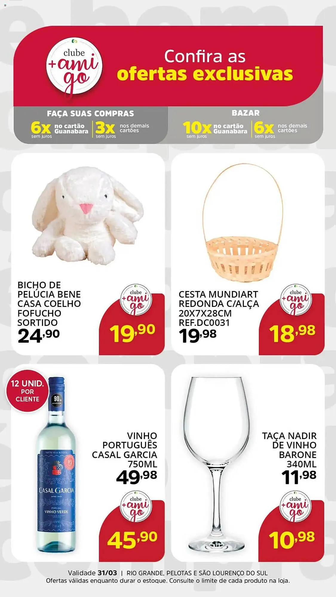 Encarte de Encarte Supermercados Guanabara 19 de março até 31 de março 2026 - Pagina 1