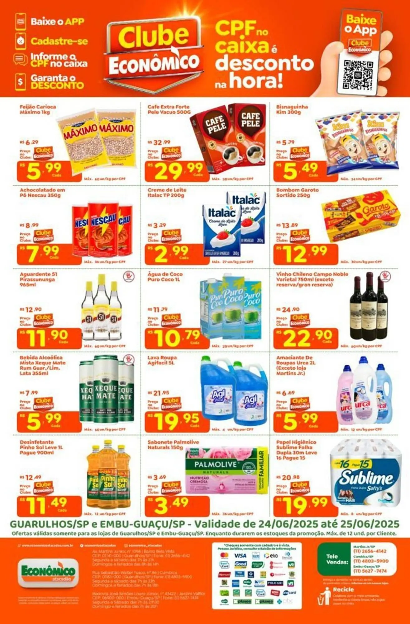 Encarte de Catálogo Econômico Atacadão 24 de junho até 25 de junho 2025 - Pagina 2