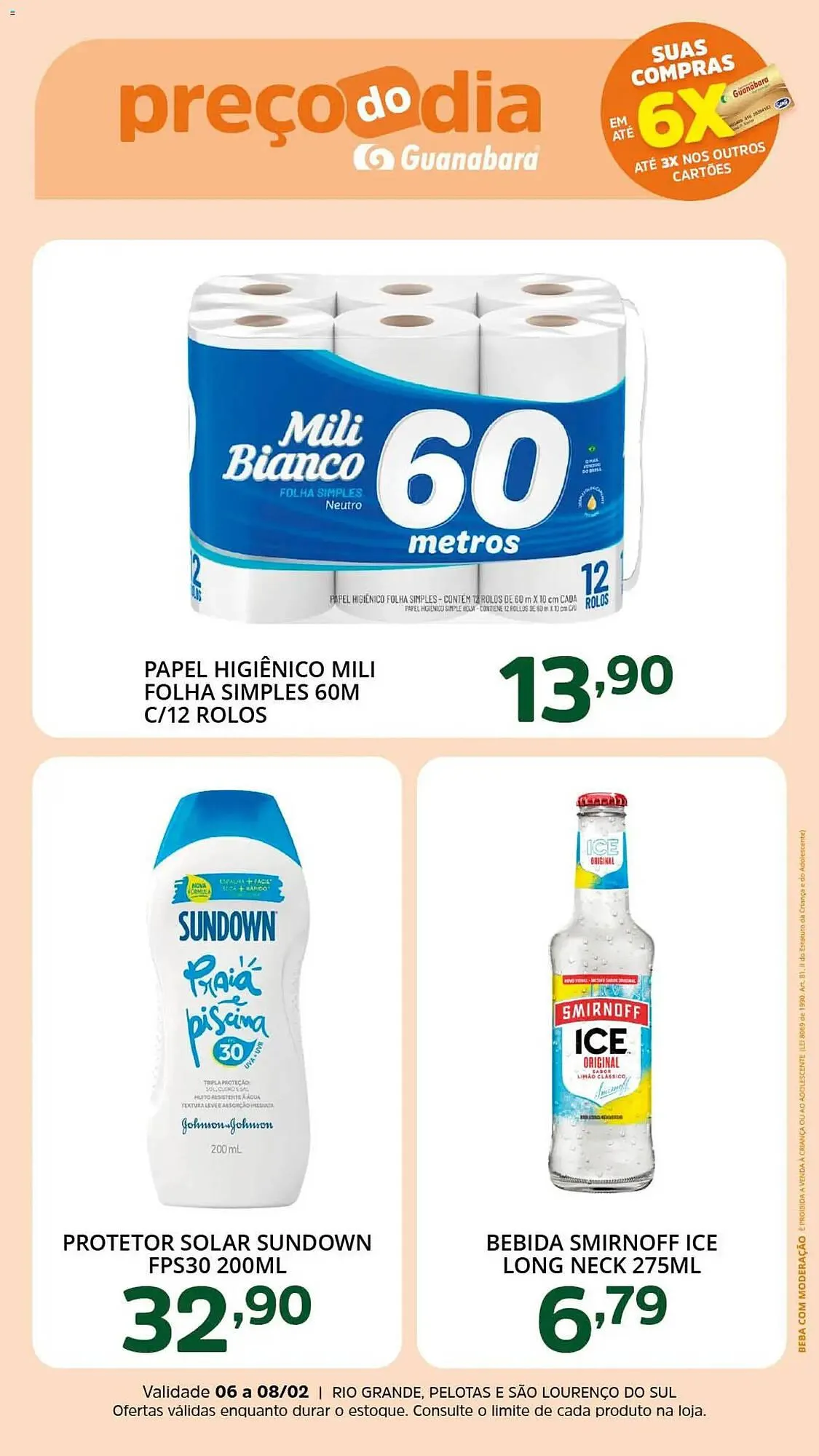 Encarte de Encarte Supermercados Guanabara 6 de fevereiro até 8 de fevereiro 2026 - Pagina 3