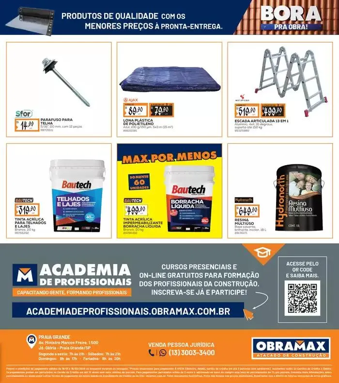 Encarte de Encarte Obramax 16 de janeiro até 16 de fevereiro 2025 - Pagina 5