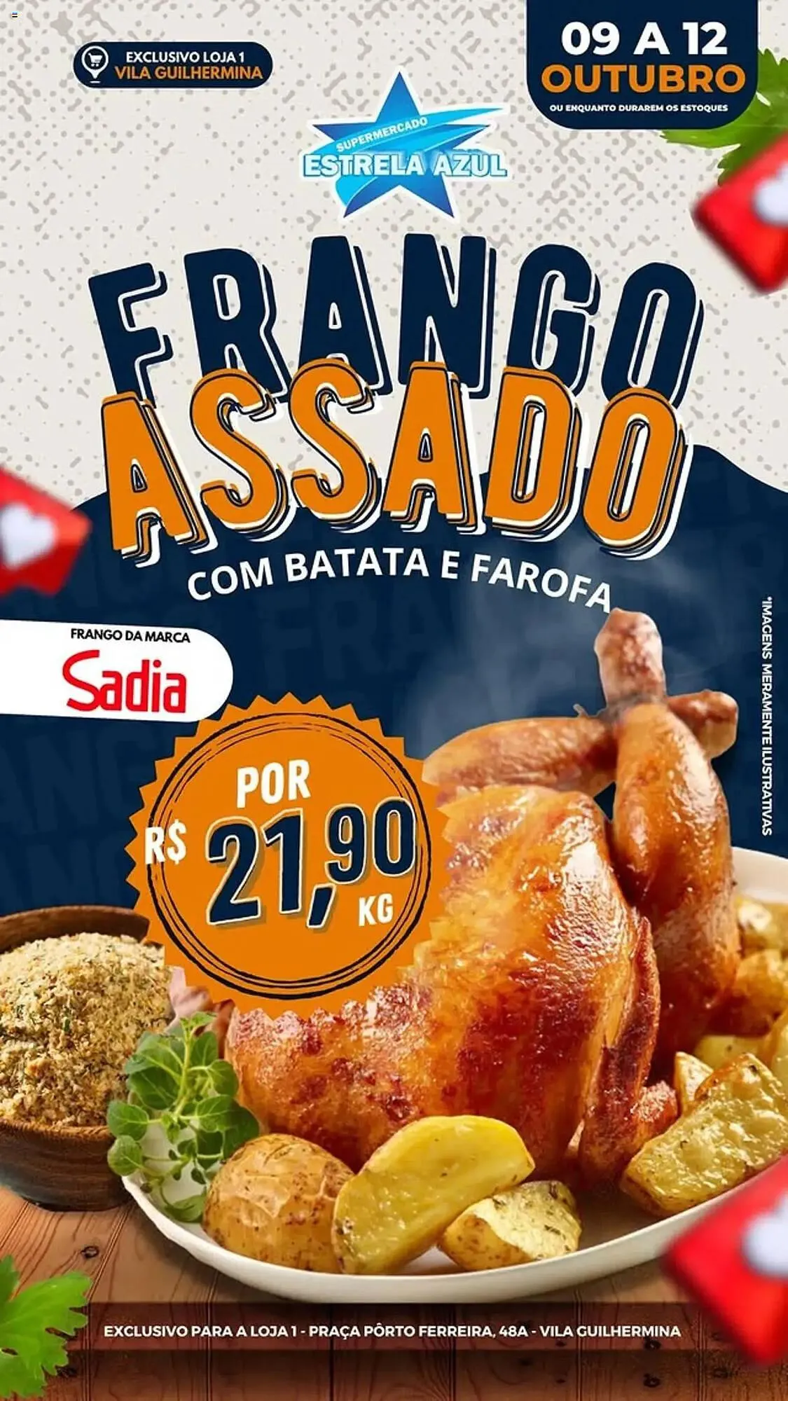 Folheto Supermercado Estrela Azul - 1