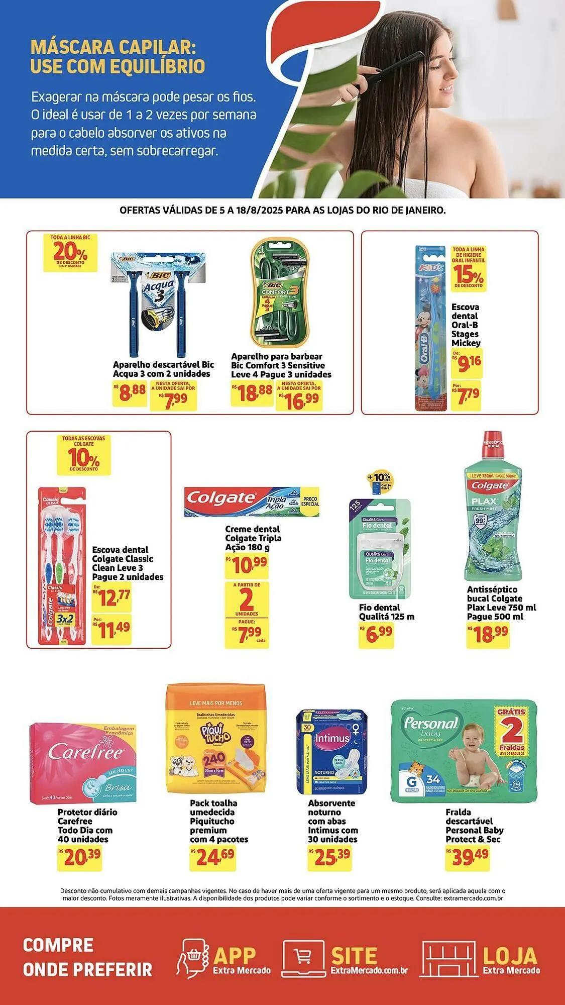 Encarte de Catálogo Mercado Extra 5 de agosto até 18 de agosto 2025 - Pagina 2