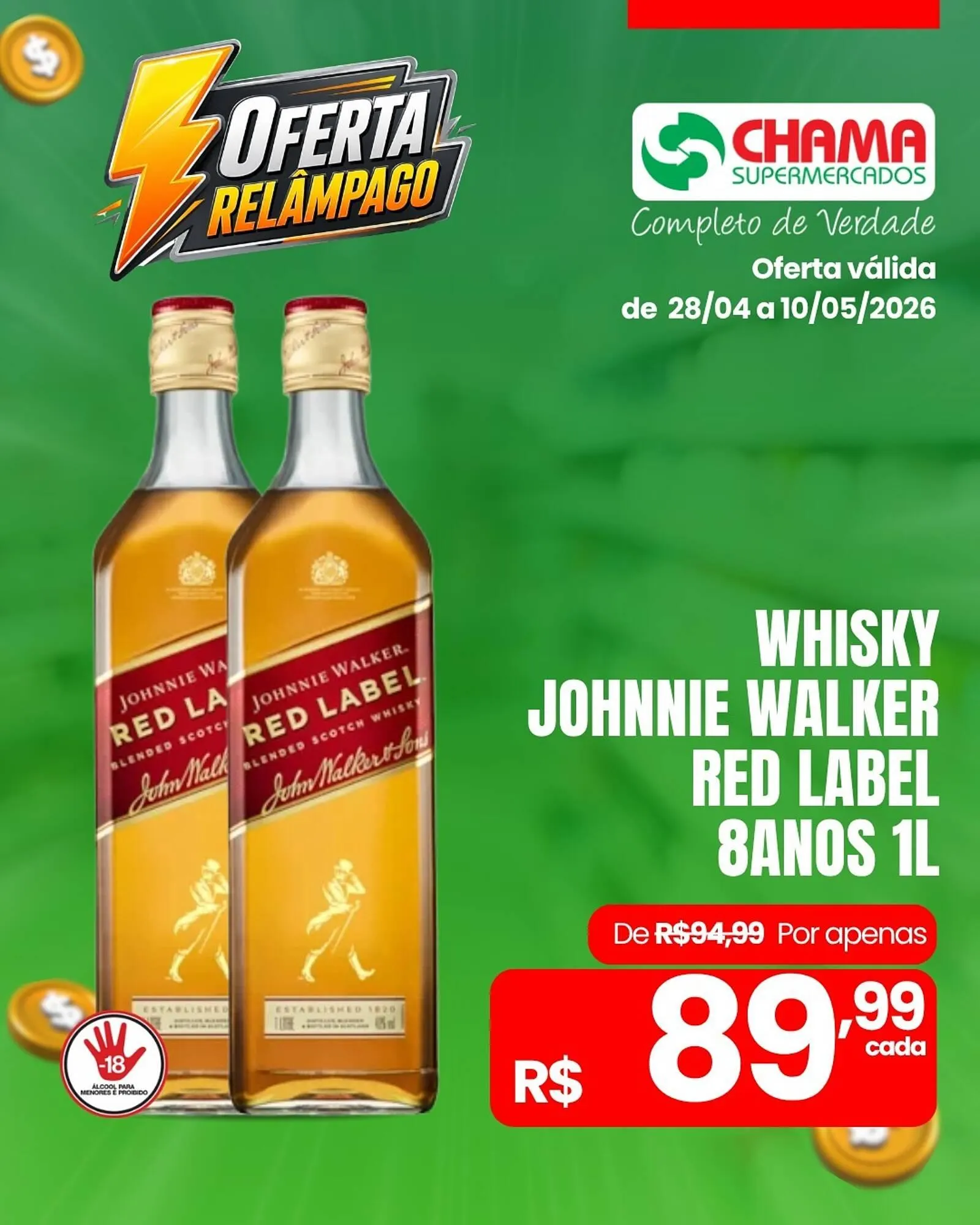 Encarte de Catálogo Chama Supermercados 29 de abril até 10 de maio 2026 - Pagina 4