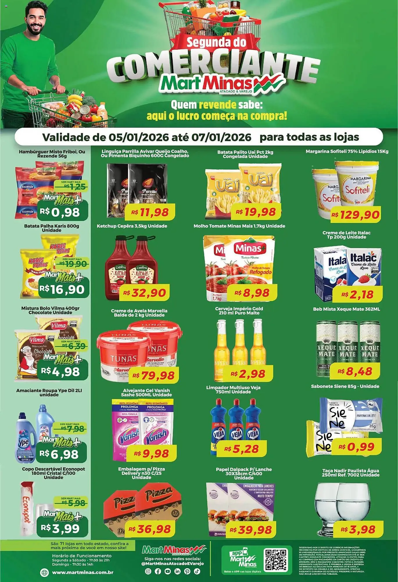 Encarte de Folheto Mart Minas 5 de janeiro até 7 de janeiro 2026 - Pagina 1