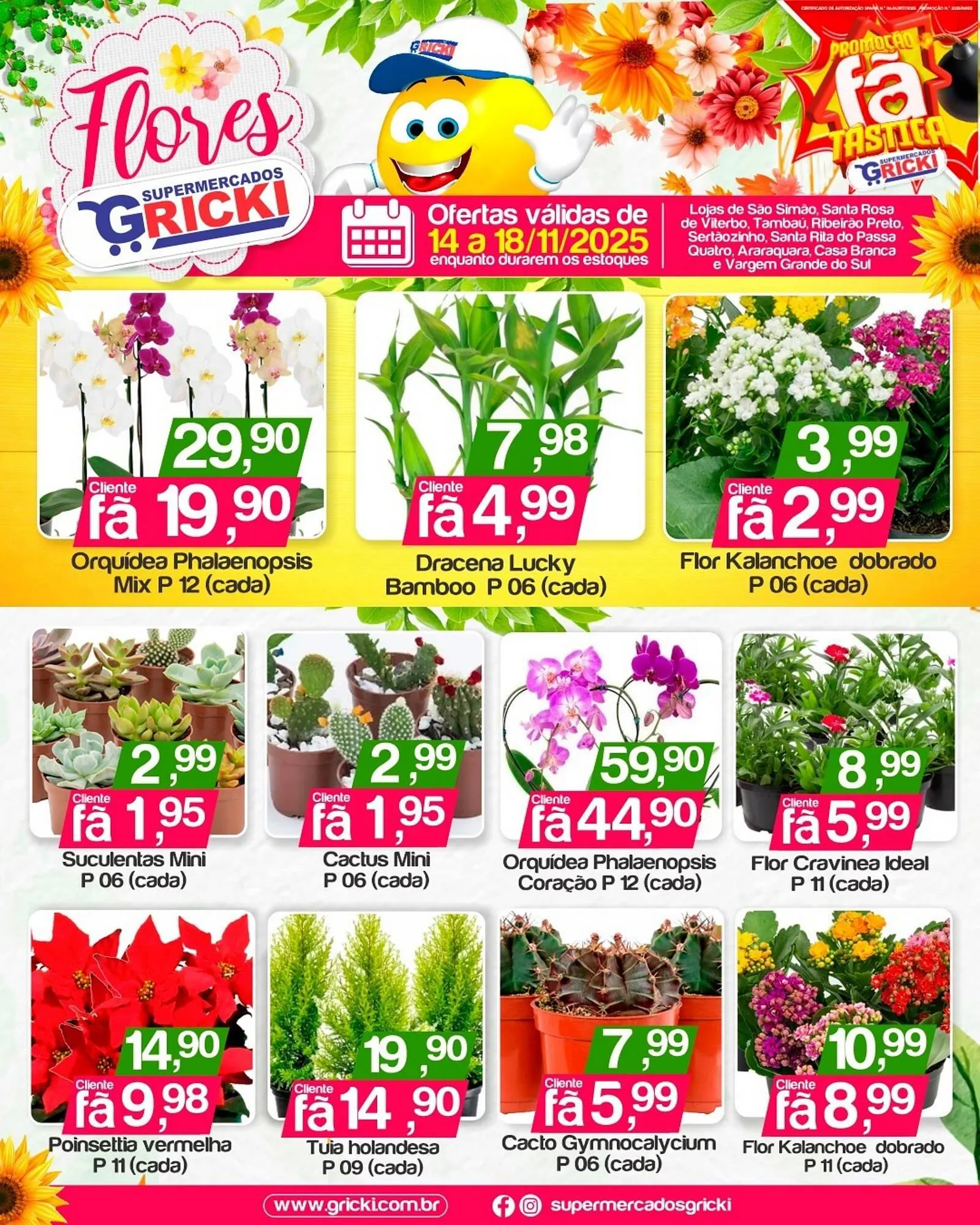 Encarte de Catálogo Supermercados Gricki 14 de novembro até 16 de novembro 2025 - Pagina 1