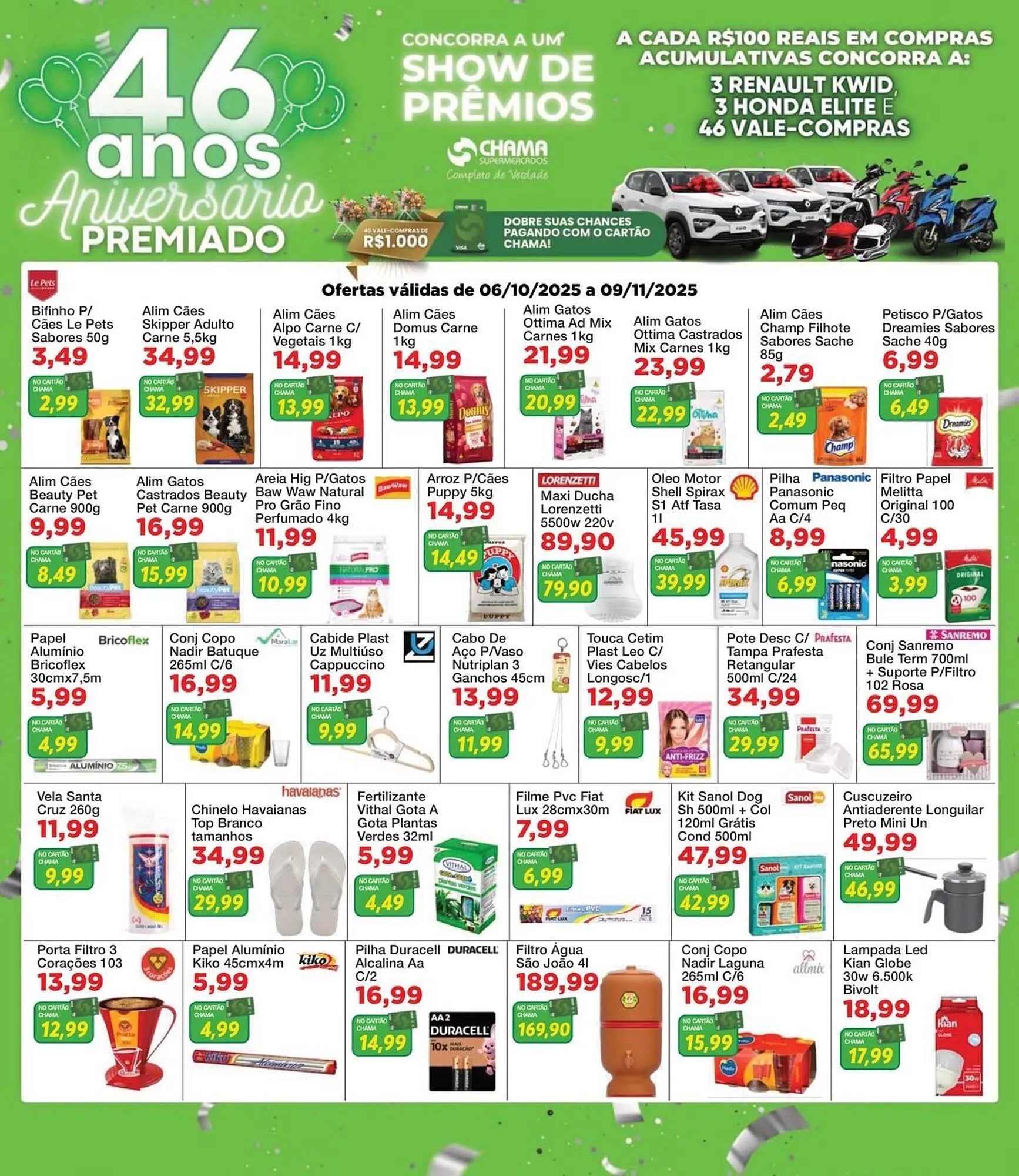 Encarte de Catálogo Chama Supermercados 6 de outubro até 9 de novembro 2025 - Pagina 26