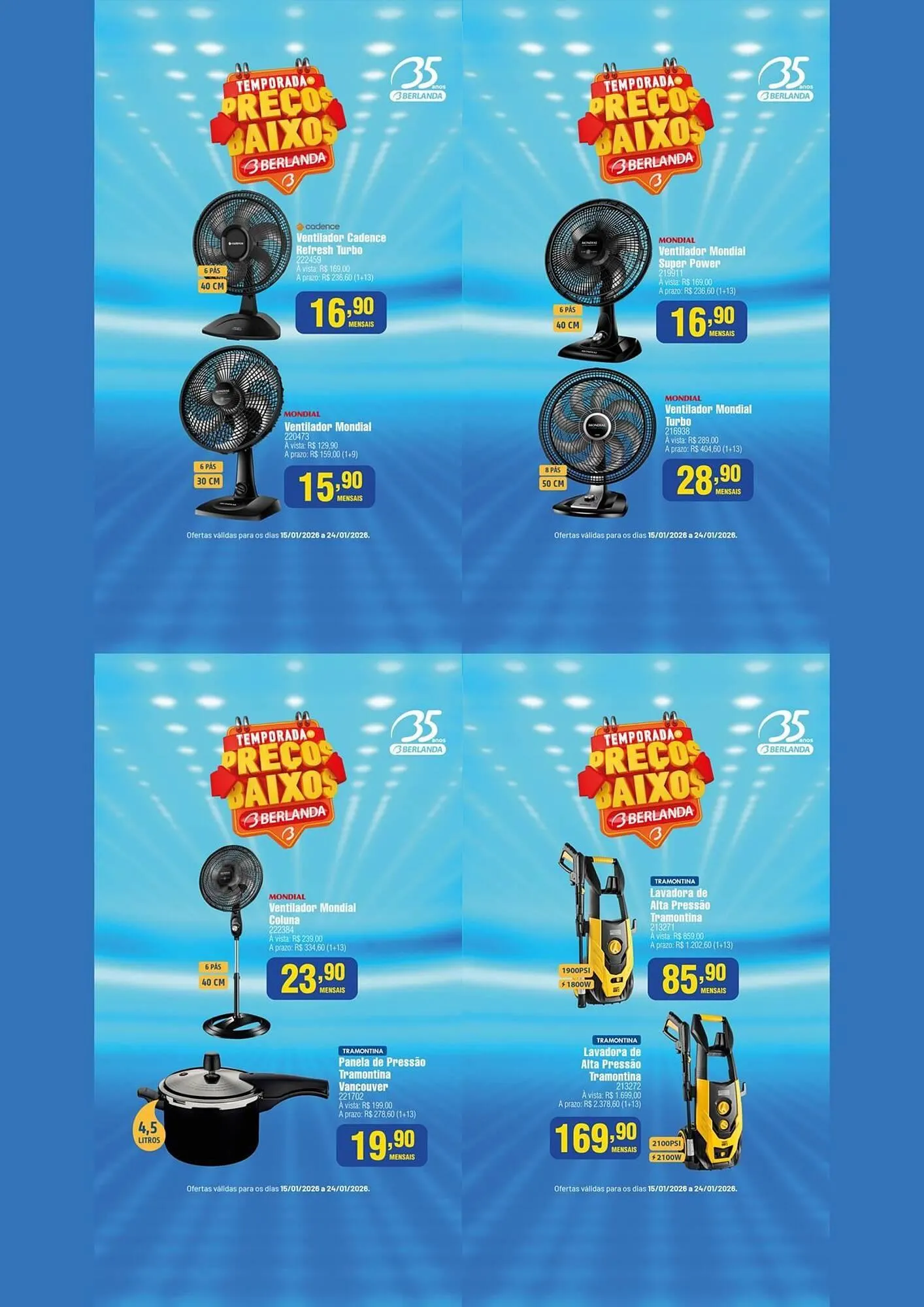Encarte de Catálogo Berlanda 15 de janeiro até 24 de janeiro 2026 - Pagina 8