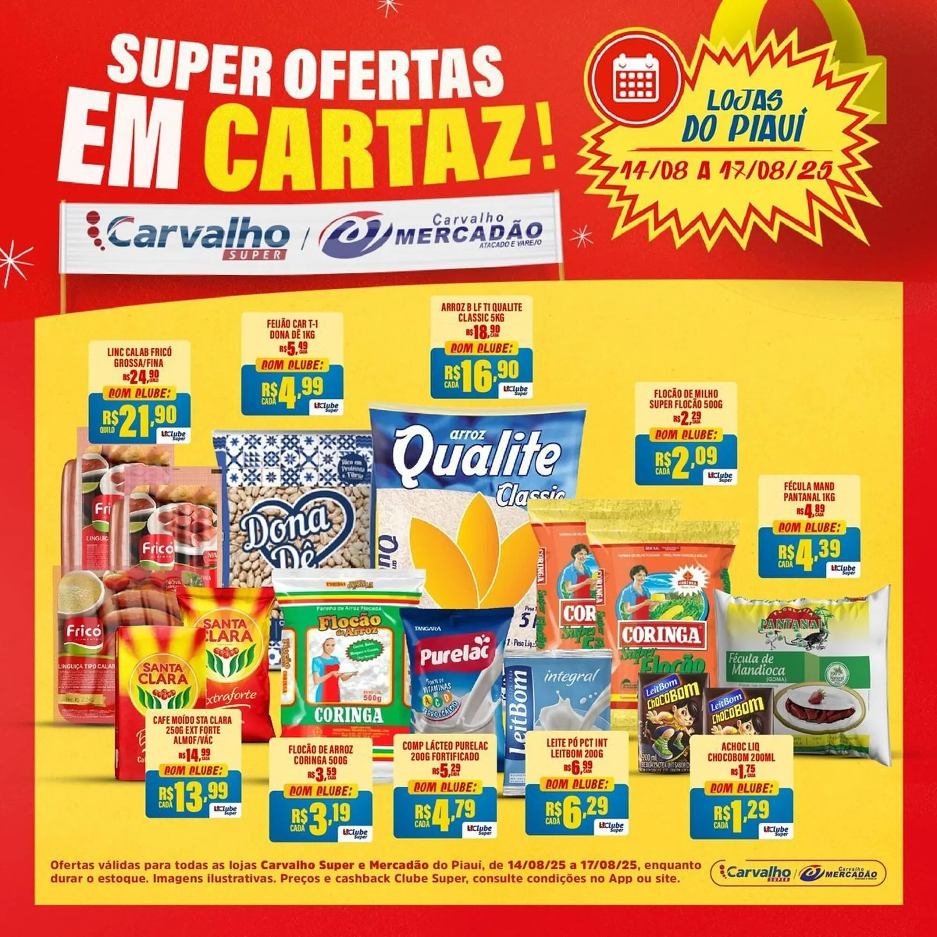 Encarte de Catálogo Carvalho Supermercado 14 de agosto até 17 de agosto 2025 - Pagina 8