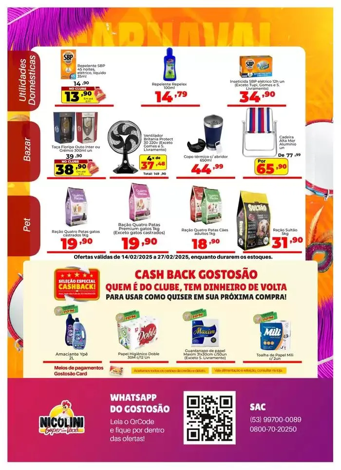 Encarte de Ofertas Super Nicolini 19 de fevereiro até 27 de fevereiro 2025 - Pagina 8