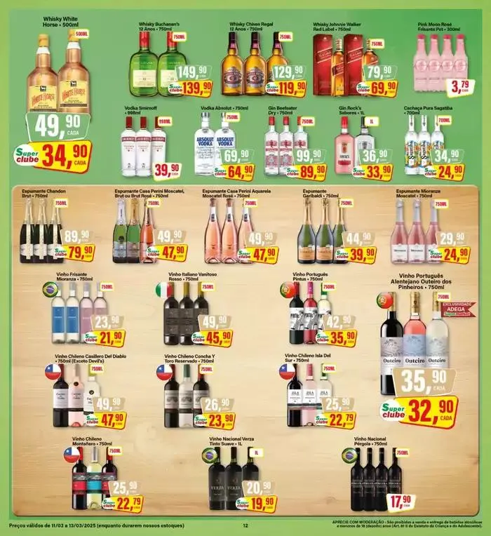 Encarte de Encarte Rede Supermarket 12 de março até 13 de março 2025 - Pagina 12