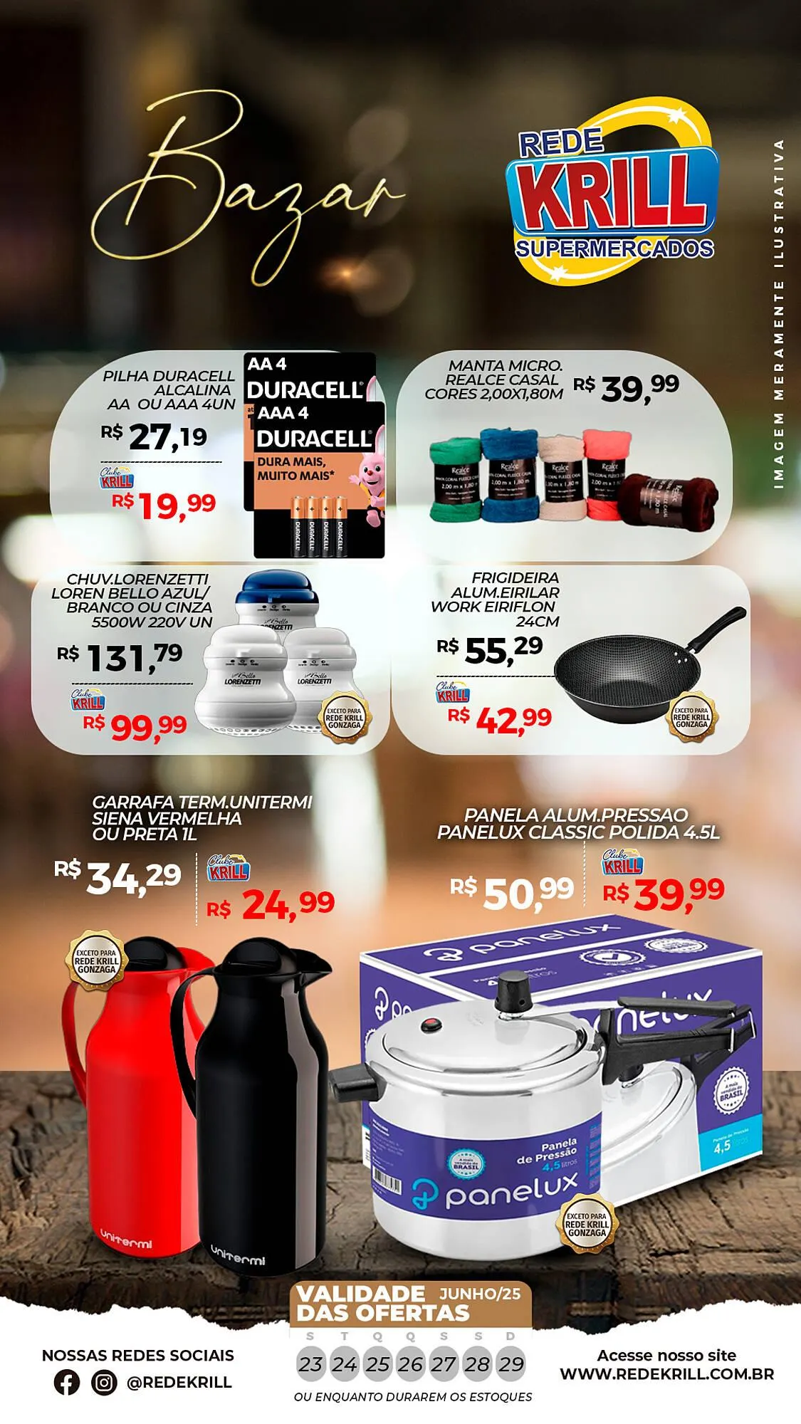 Encarte de Catálogo Rede Krill 23 de junho até 29 de junho 2025 - Pagina 1