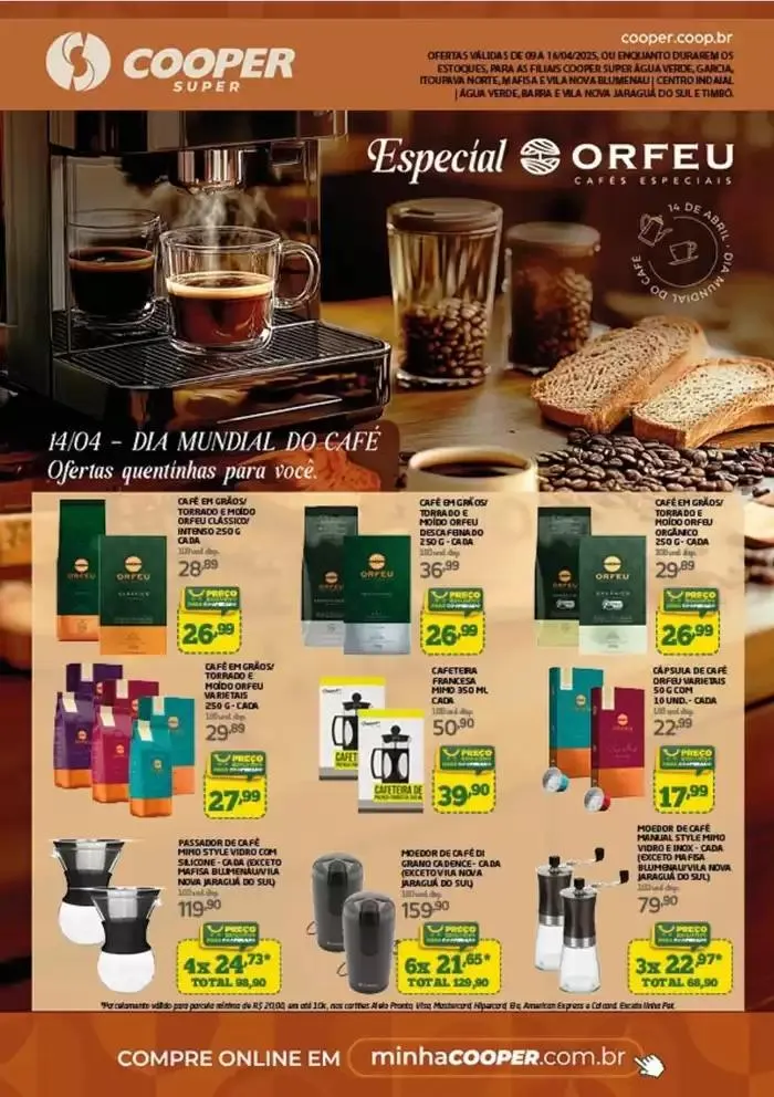 Encarte de SUPER Lmina Especial Caf 9 de abril até 16 de abril 2025 - Pagina 1