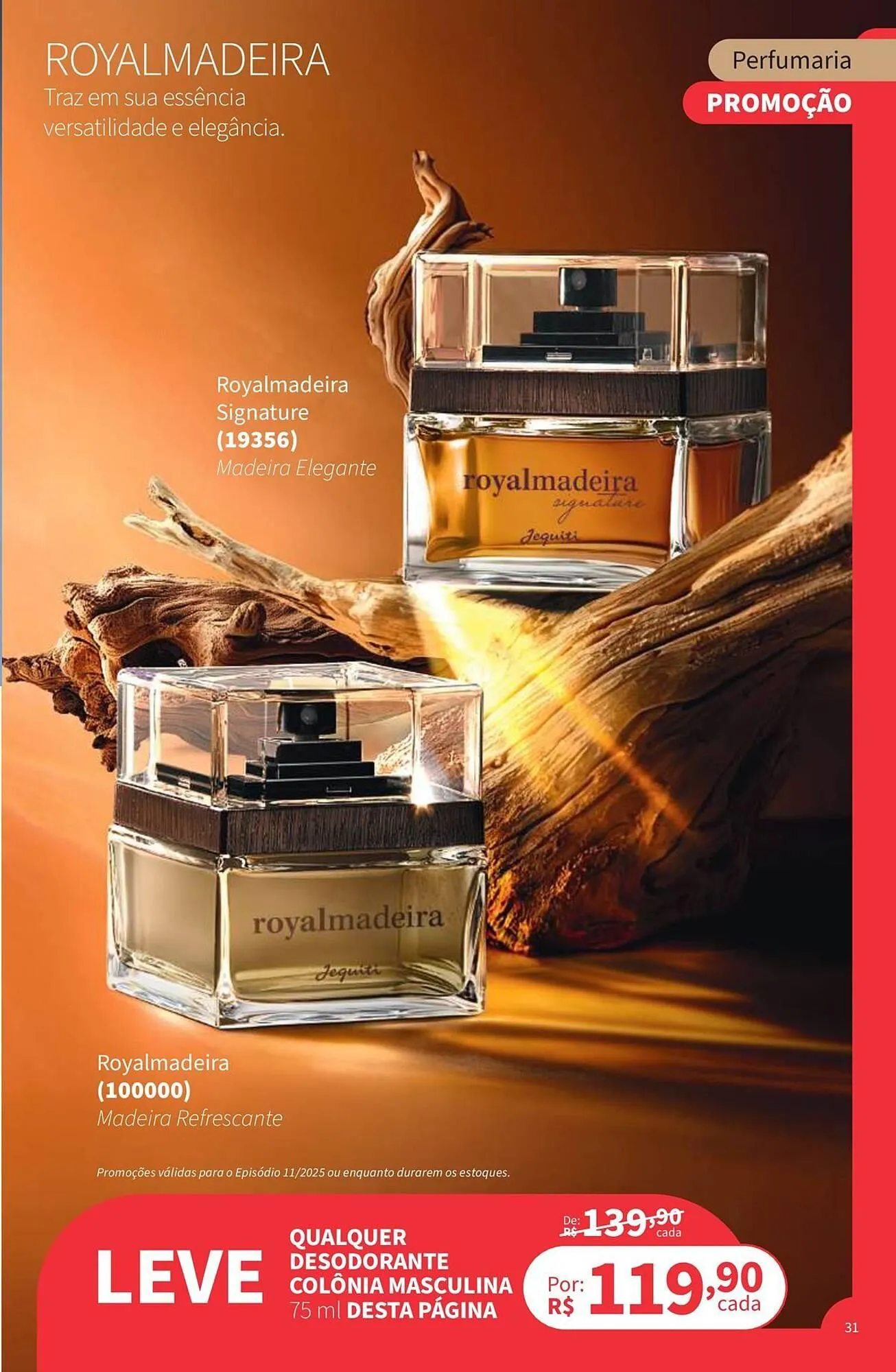 Encarte de Catálogo Jequiti 1 de novembro até 30 de novembro 2025 - Pagina 31