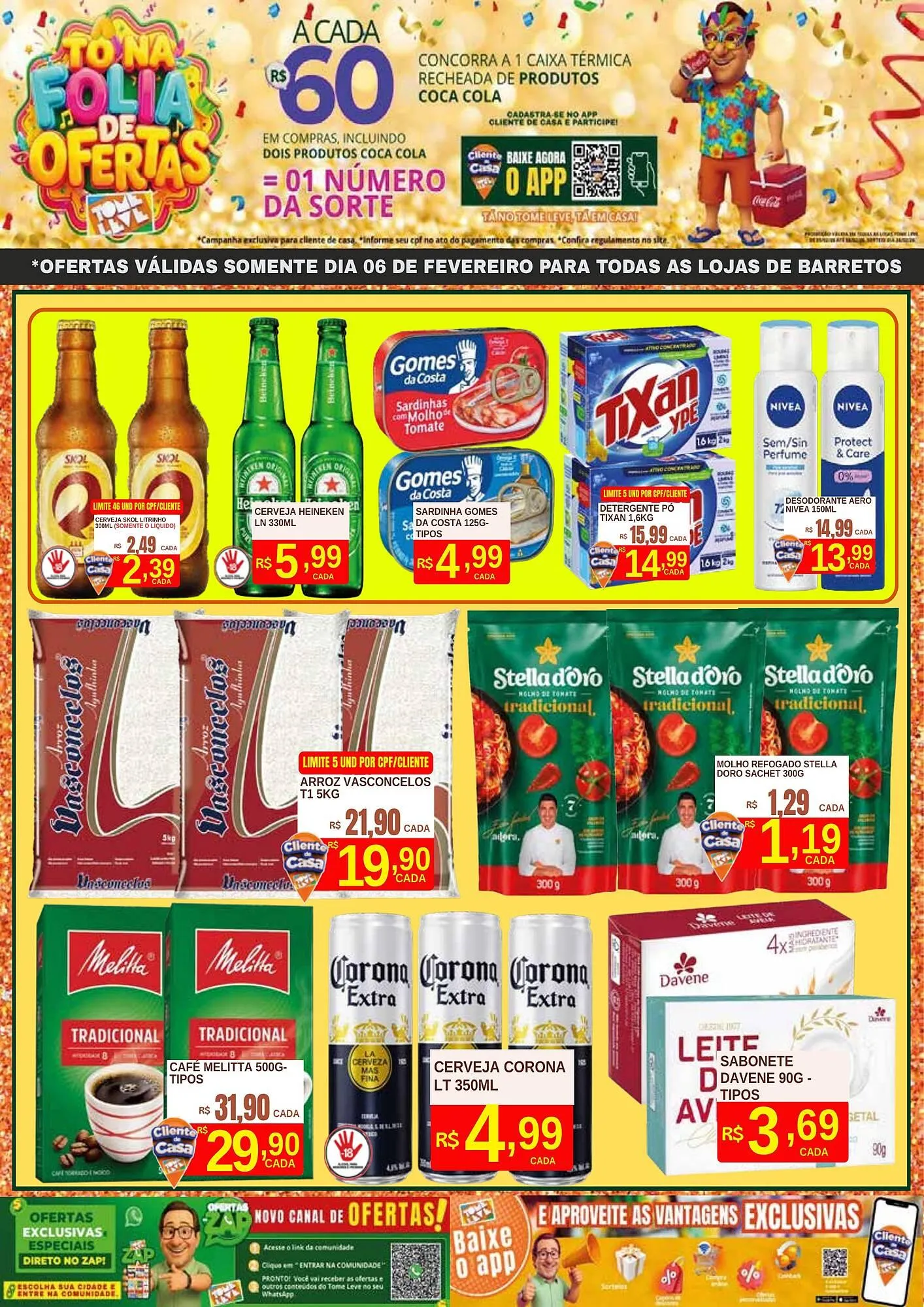 Encarte de Catálogo Tome Leve 5 de fevereiro até 8 de fevereiro 2026 - Pagina 2