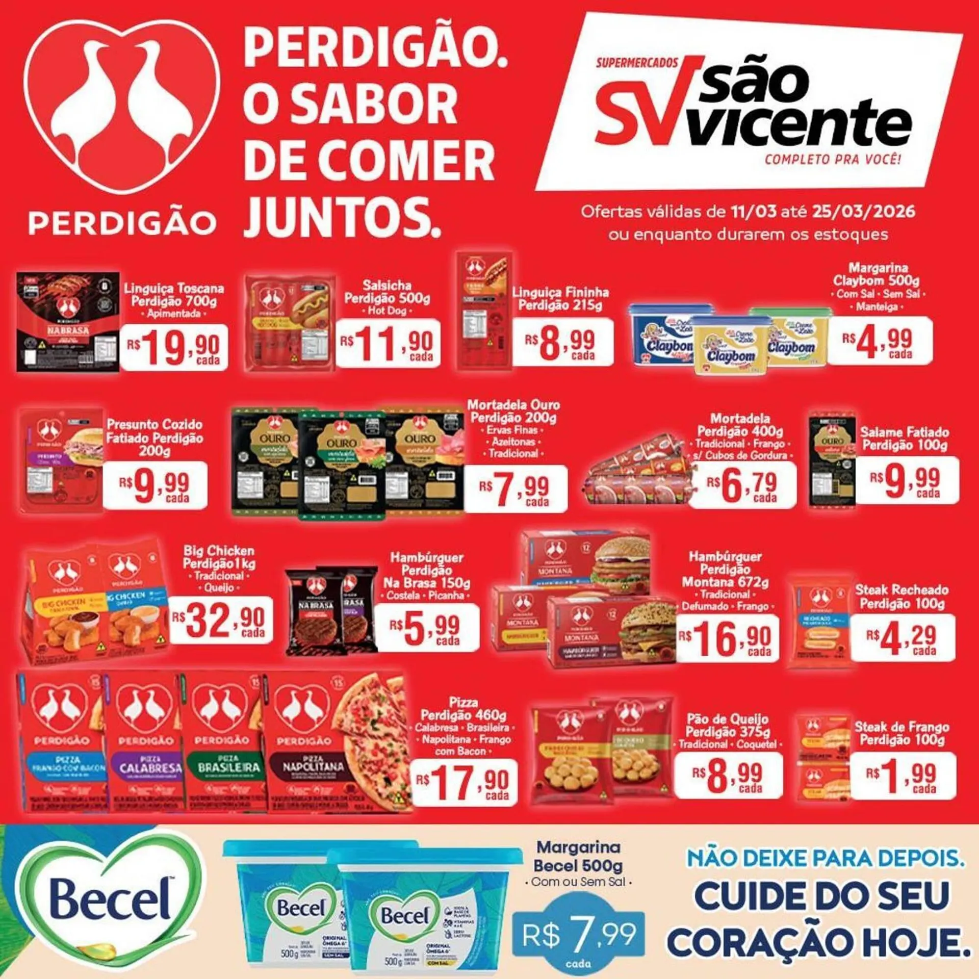 Encarte de Catálogo Supermercados São Vicente 11 de março até 25 de março 2026 - Pagina 1