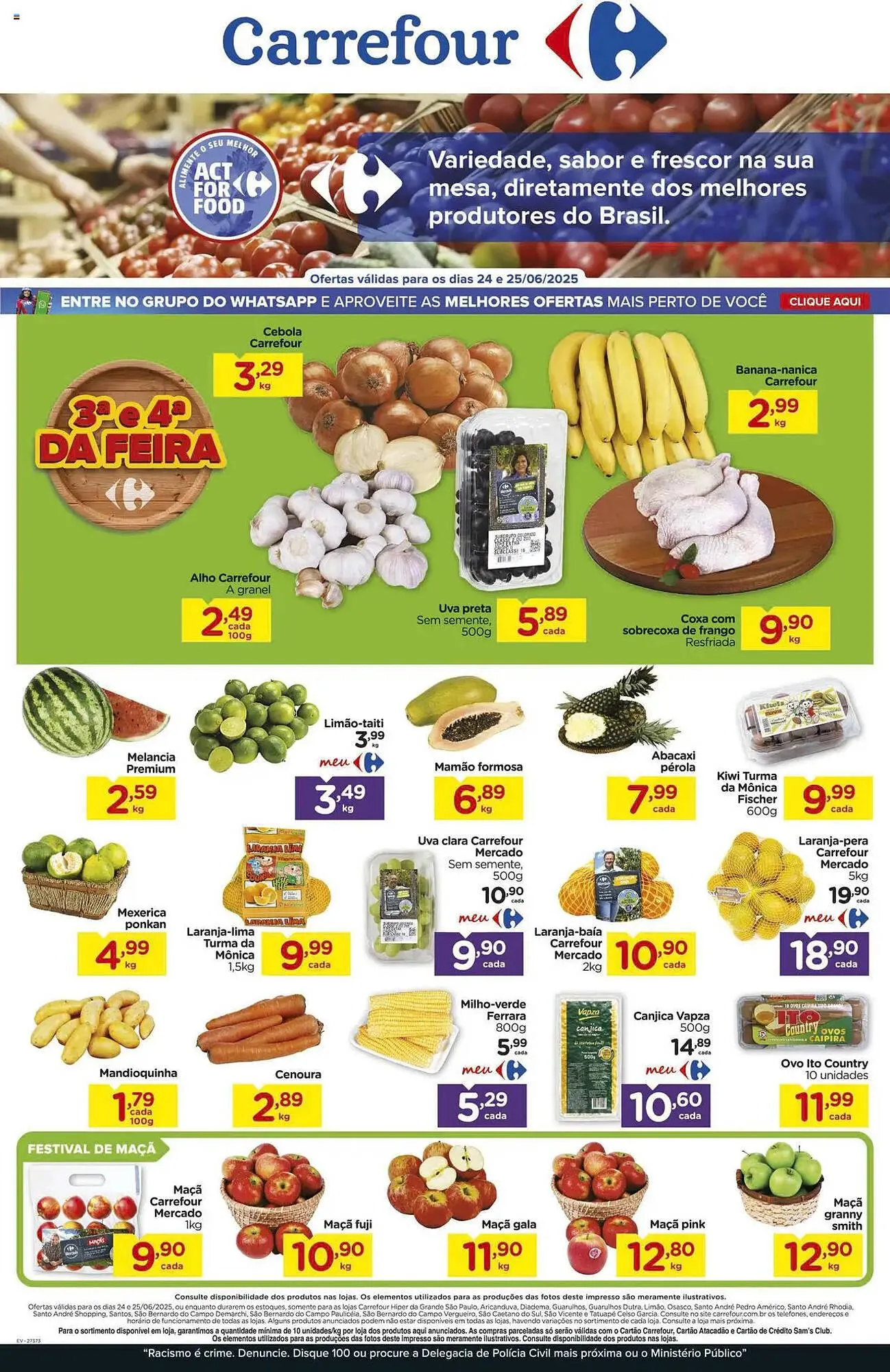 Encarte de Catálogo Carrefour 24 de junho até 25 de junho 2025 - Pagina 1