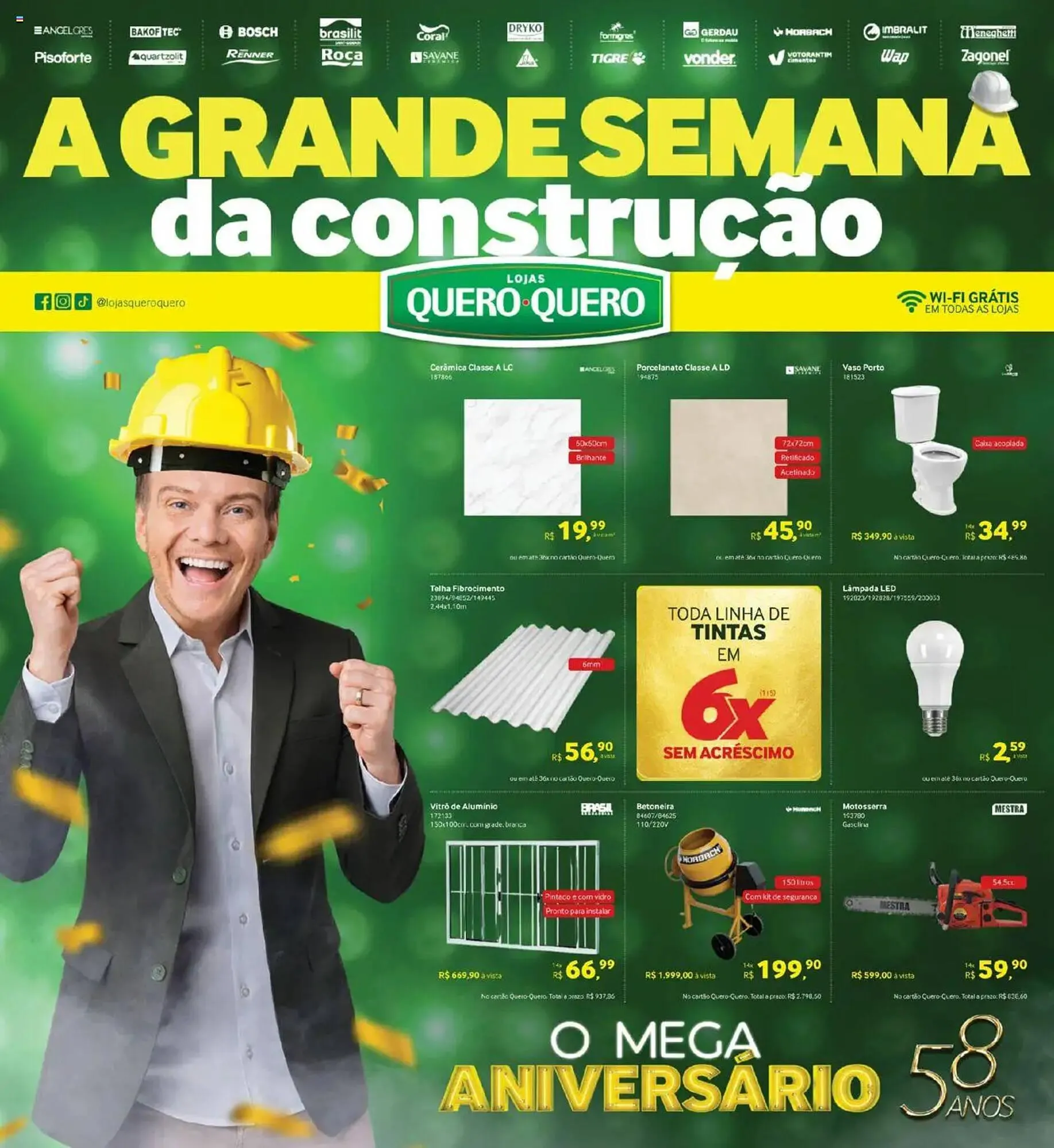 Encarte de Catálogo Quero Quero 18 de agosto até 24 de agosto 2025 - Pagina 1